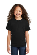 Port & Co Youth Tri-Blend Tee PC330Y - Black - front
