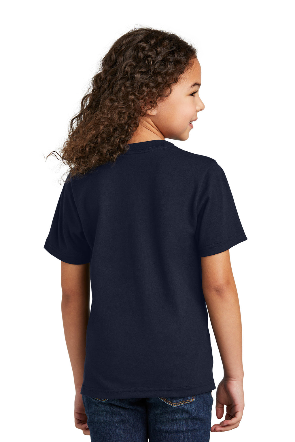 Port & Co Youth Tri-Blend Tee PC330Y - Deep Navy - back