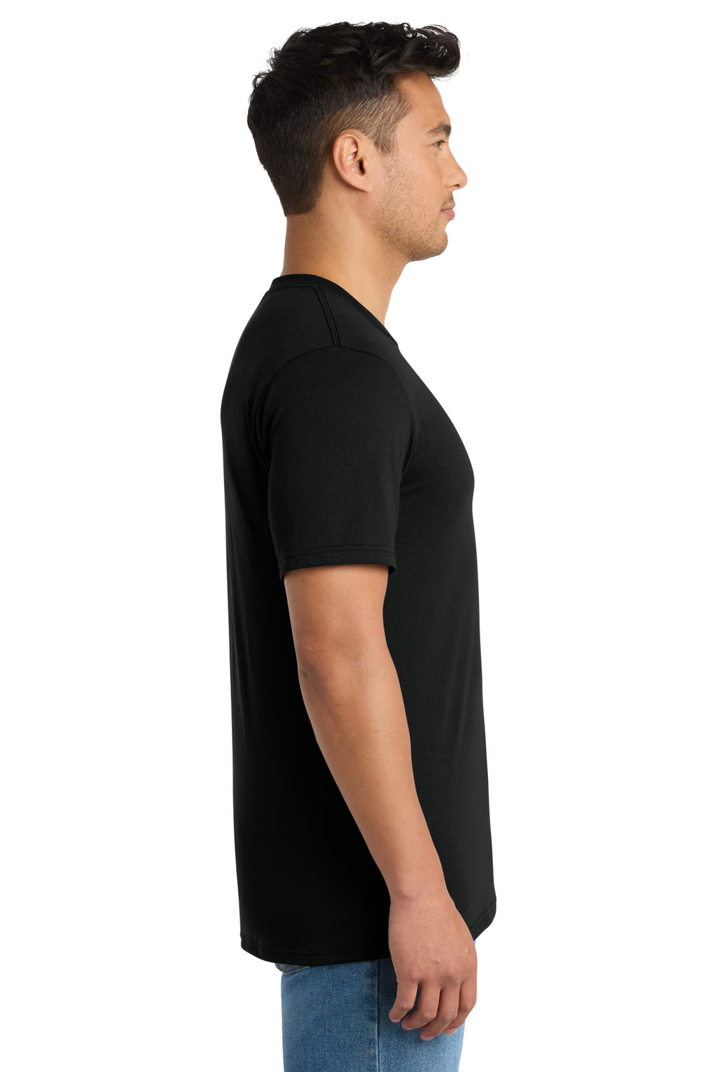 Port & Co Tri-Blend Tee. PC330 - Black - side