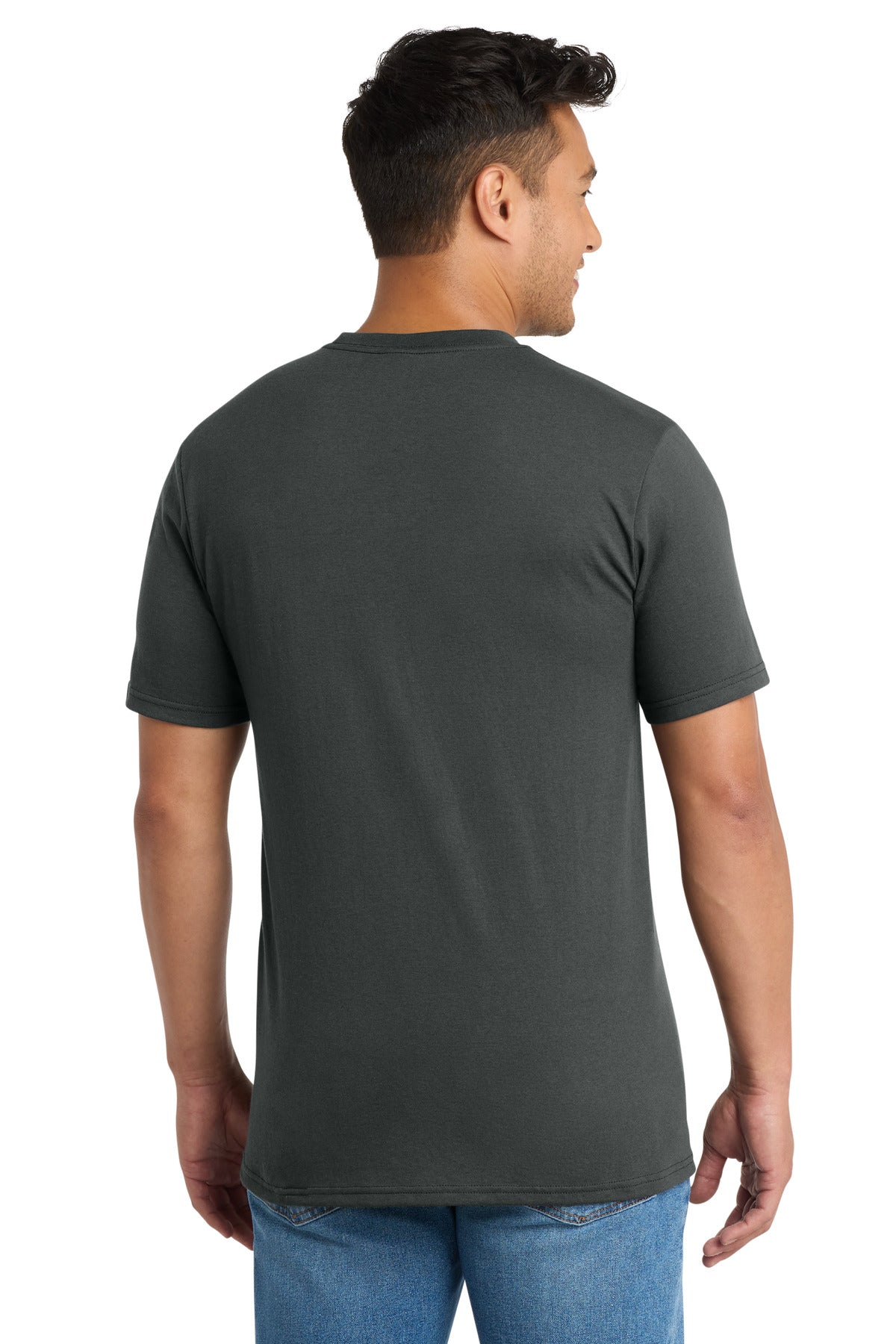 Port & Co Tri-Blend Tee. PC330 - Coal Grey - back