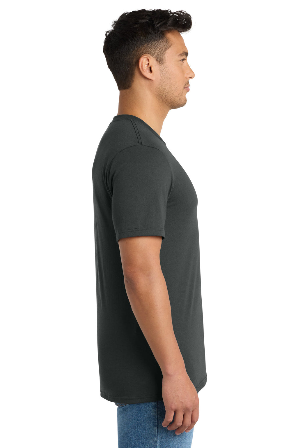 Port & Co Tri-Blend Tee. PC330 - Coal Grey - side