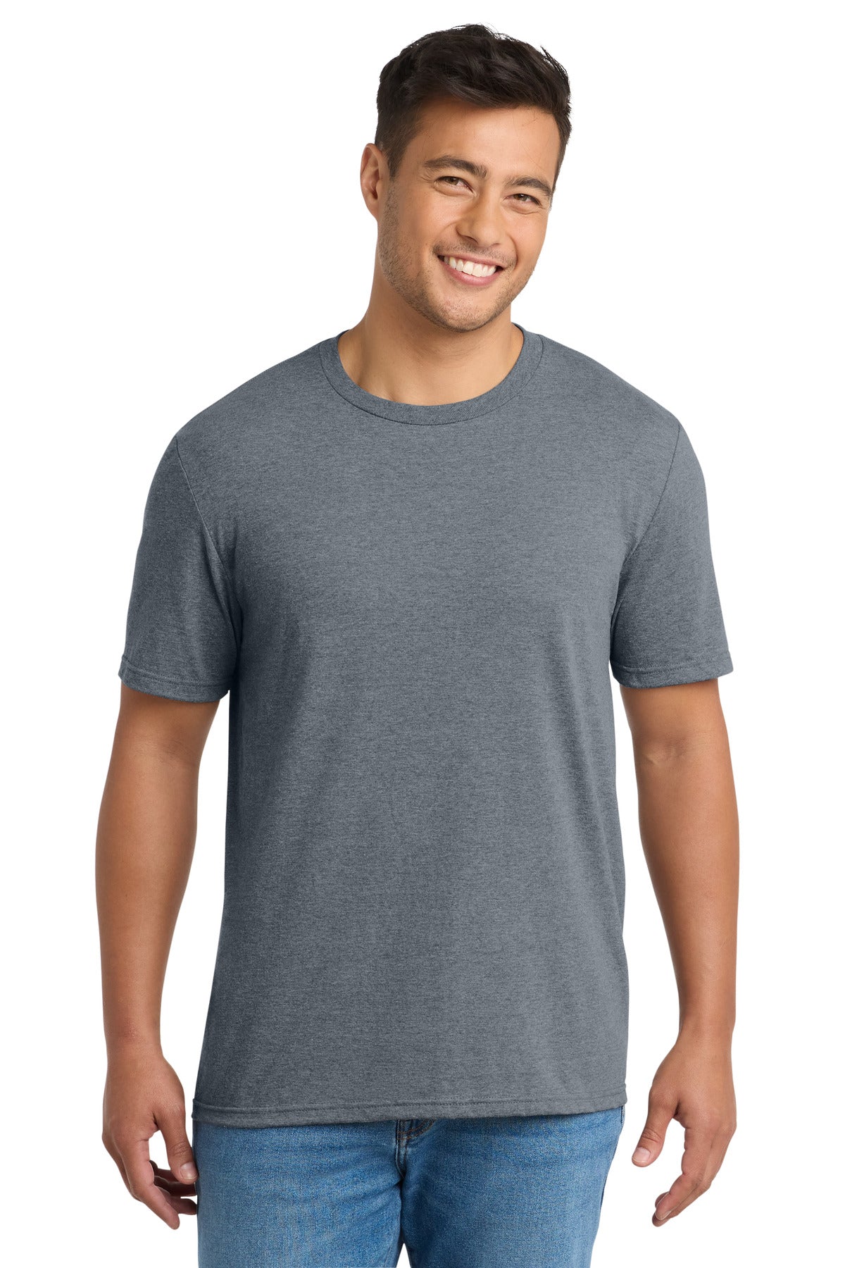 Port & Co Tri-Blend Tee. PC330 - Graphite Heather - front
