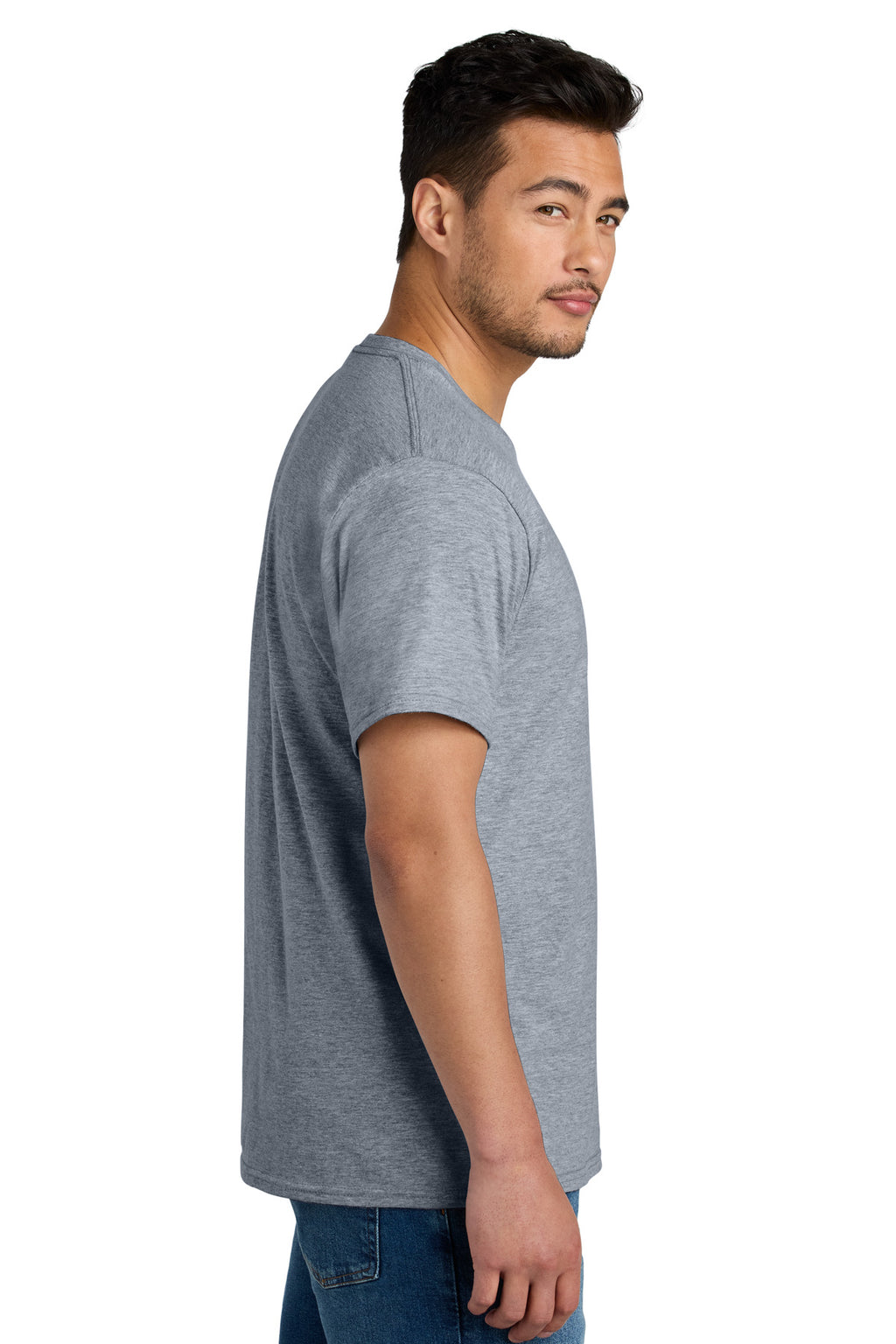 Port & Co CVC Tee PC340 - Athletic Heather - side