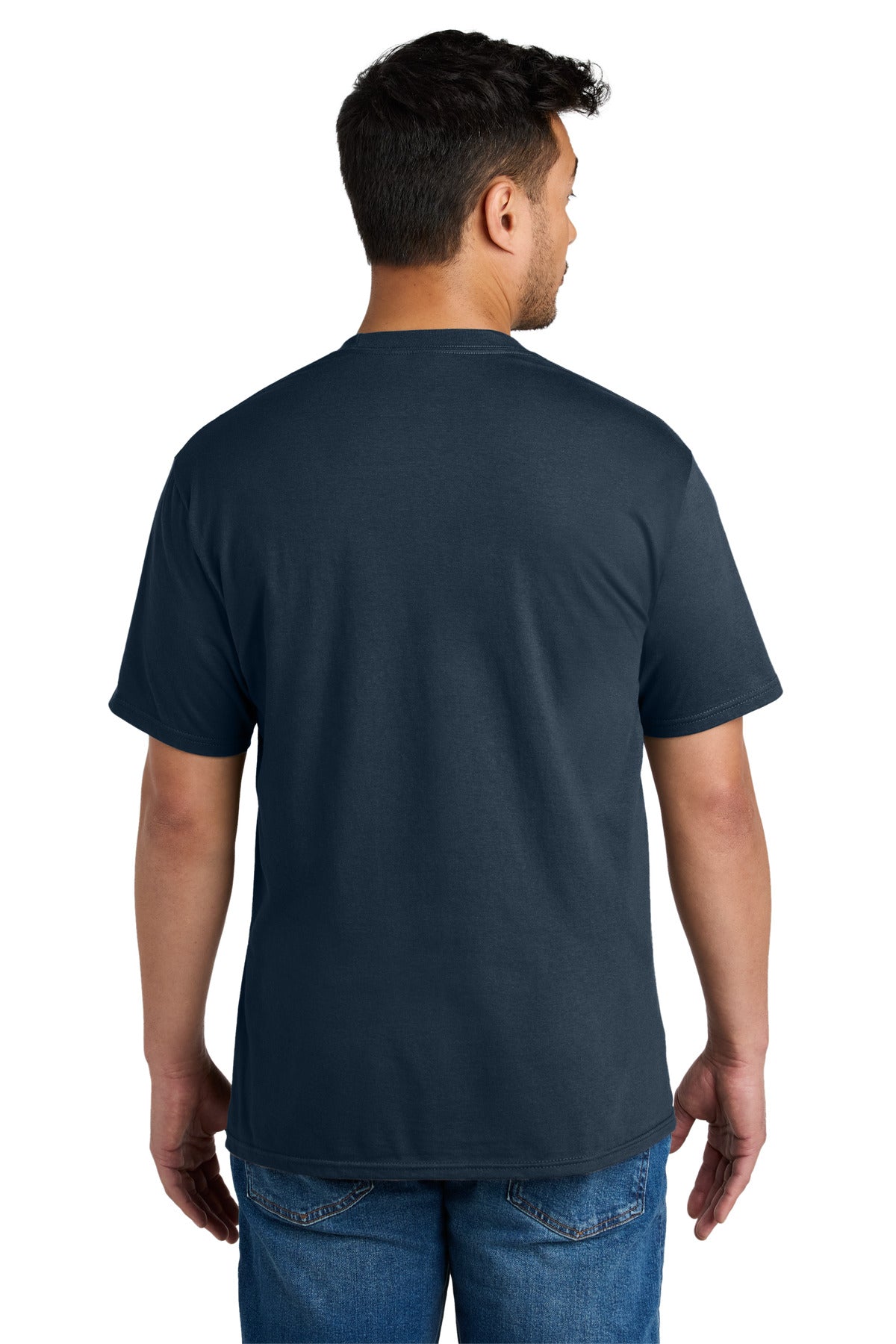 Port & Co CVC Tee PC340 - Deep Navy - back