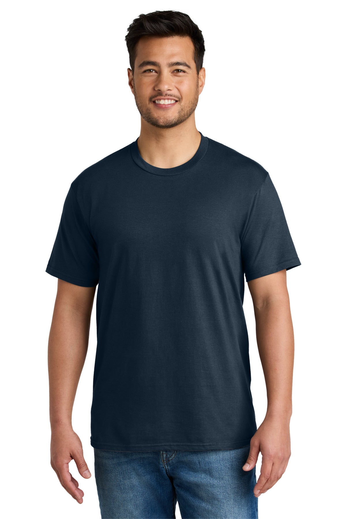 Port & Co CVC Tee PC340 - Deep Navy - front