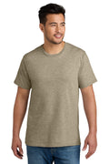 Port & Co CVC Tee PC340 - Desert Tan Heather - front