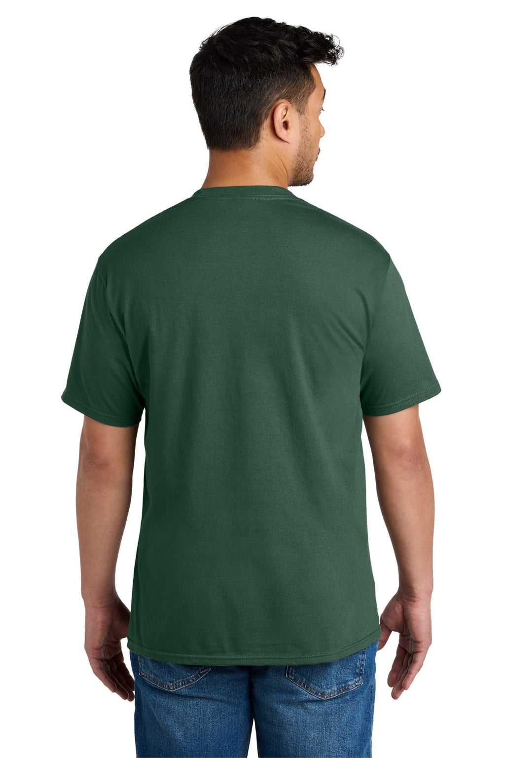 Port & Co CVC Tee PC340 - Forest Green - back