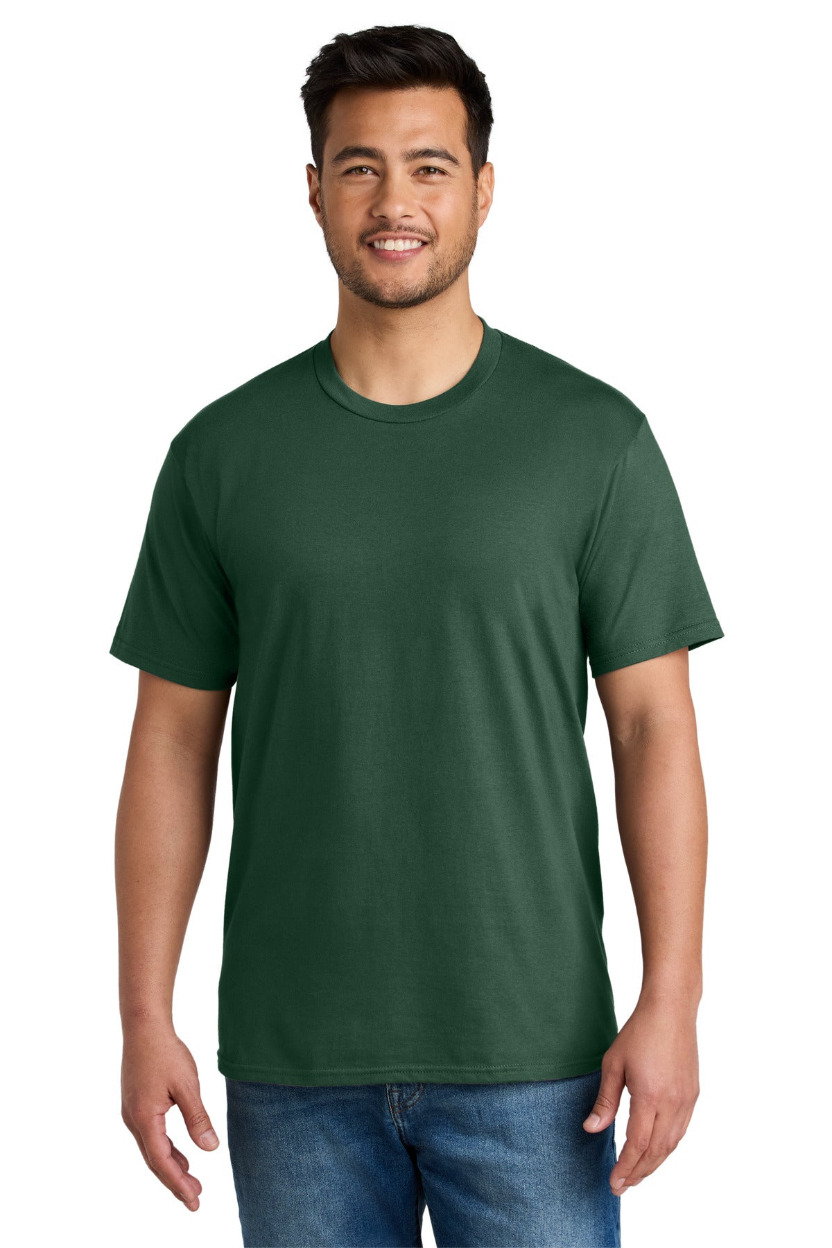 Port & Co CVC Tee PC340 - Forest Green - front
