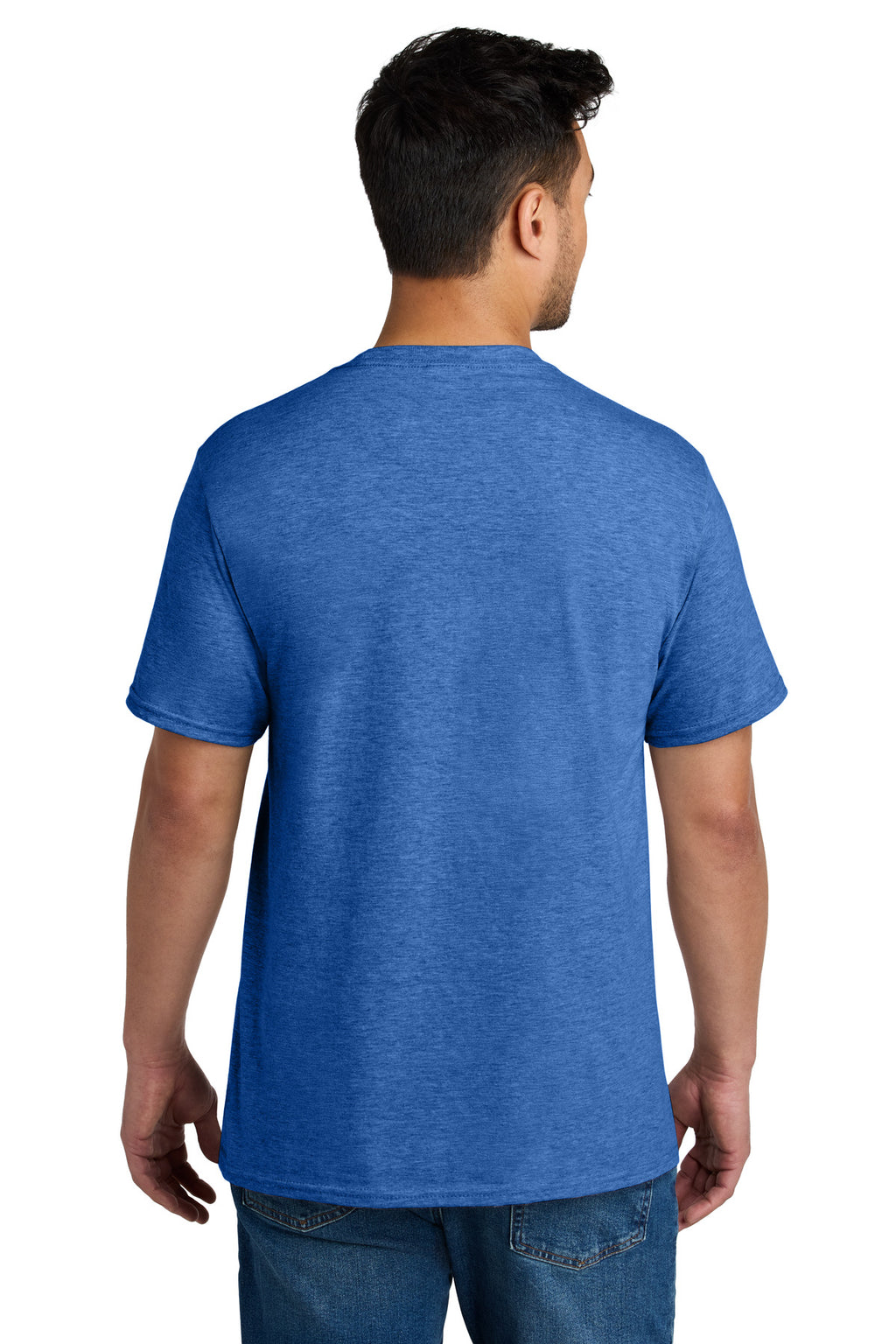 Port & Co CVC Tee PC340 - Heather Royal - back