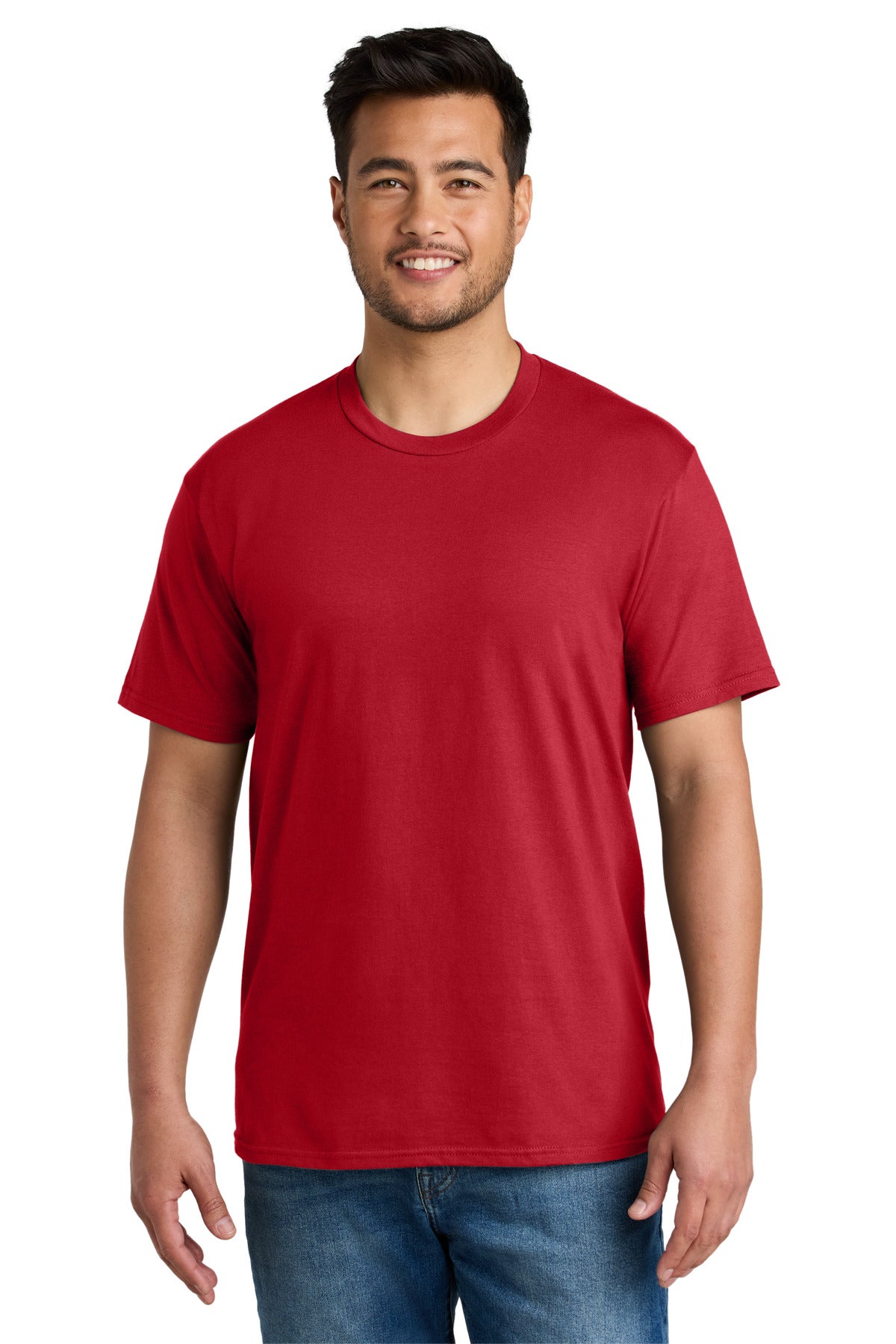 Port & Co CVC Tee PC340 - Red - front