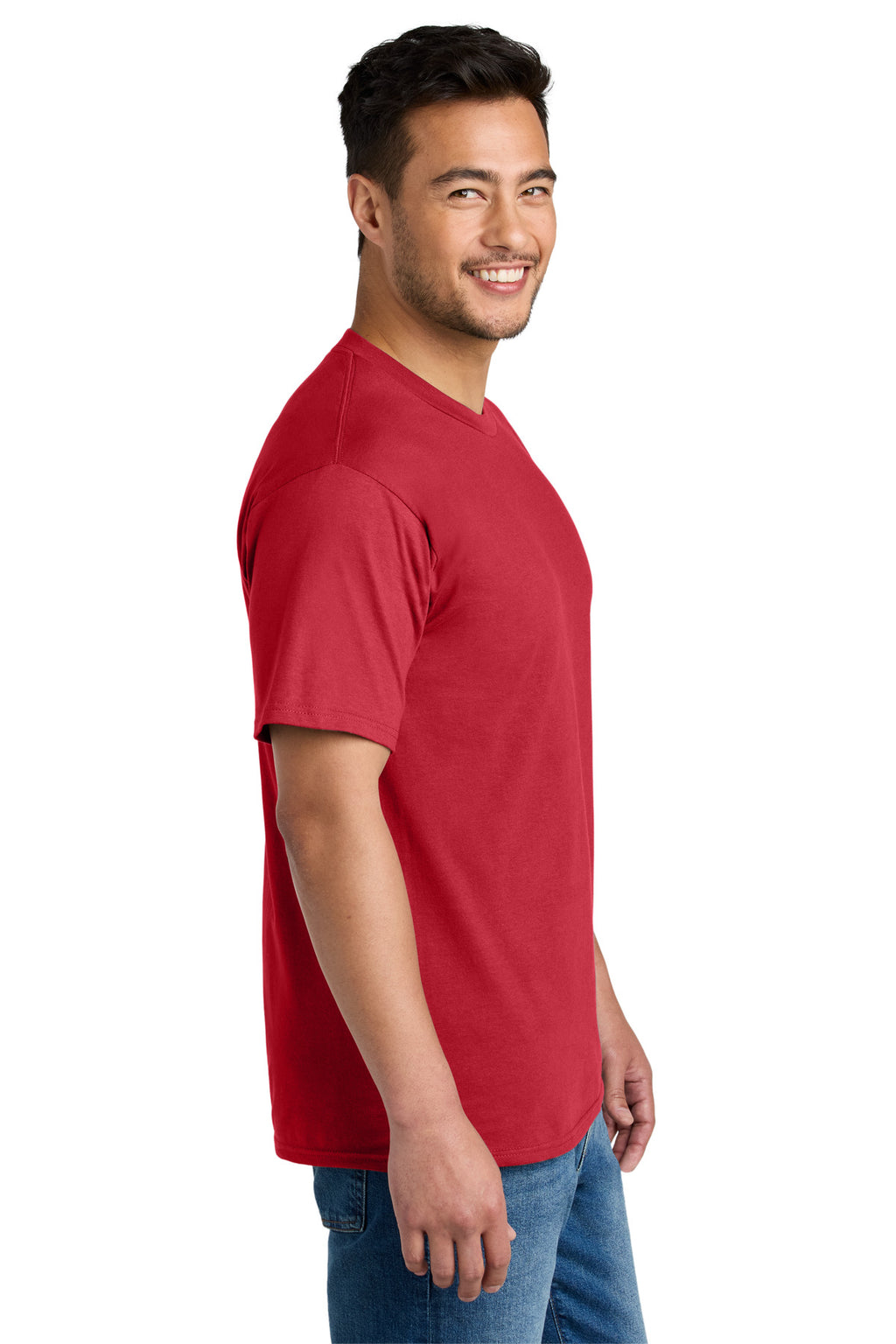 Port & Co CVC Tee PC340 - Red - side