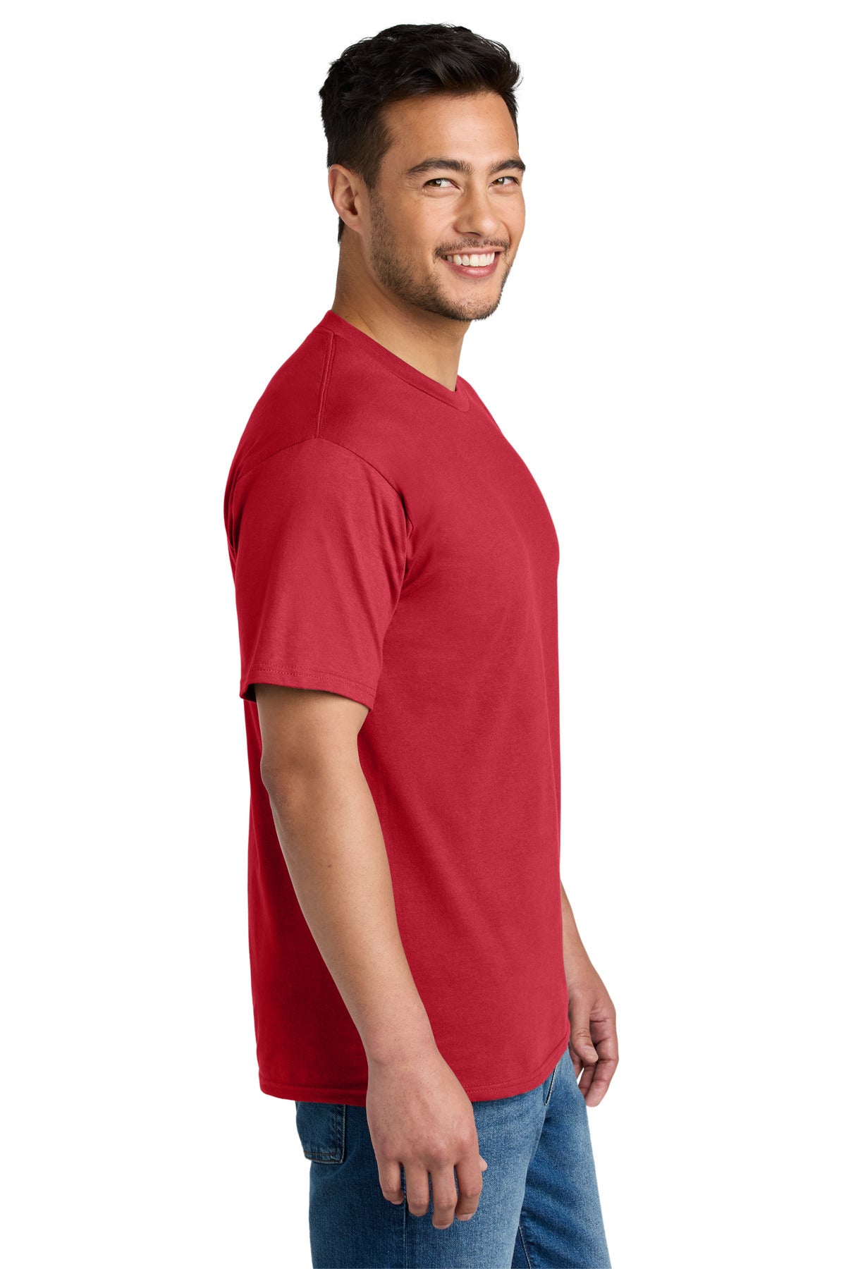 Port & Co CVC Tee PC340 - Red - side