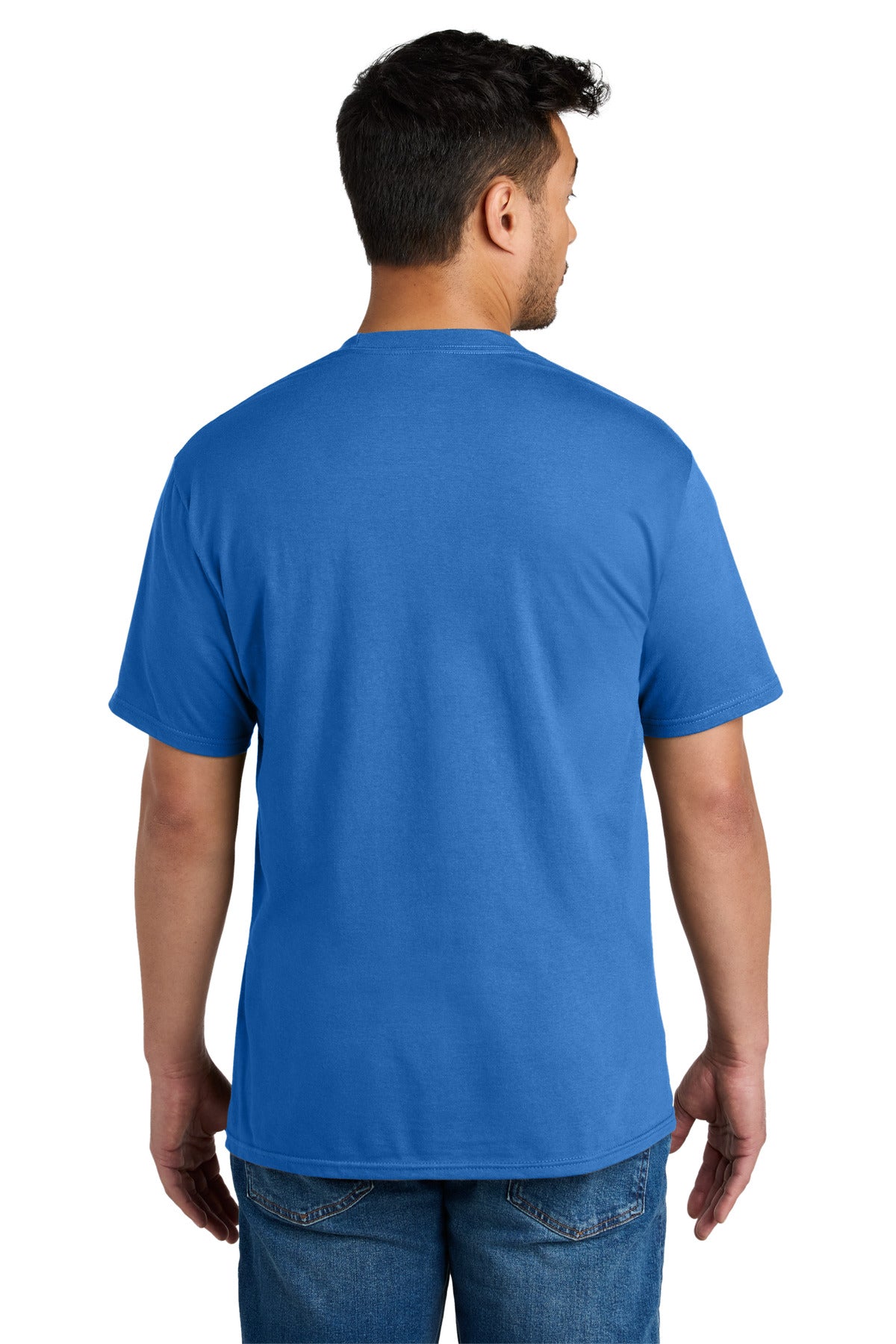 Port & Co CVC Tee PC340 - Royal - back