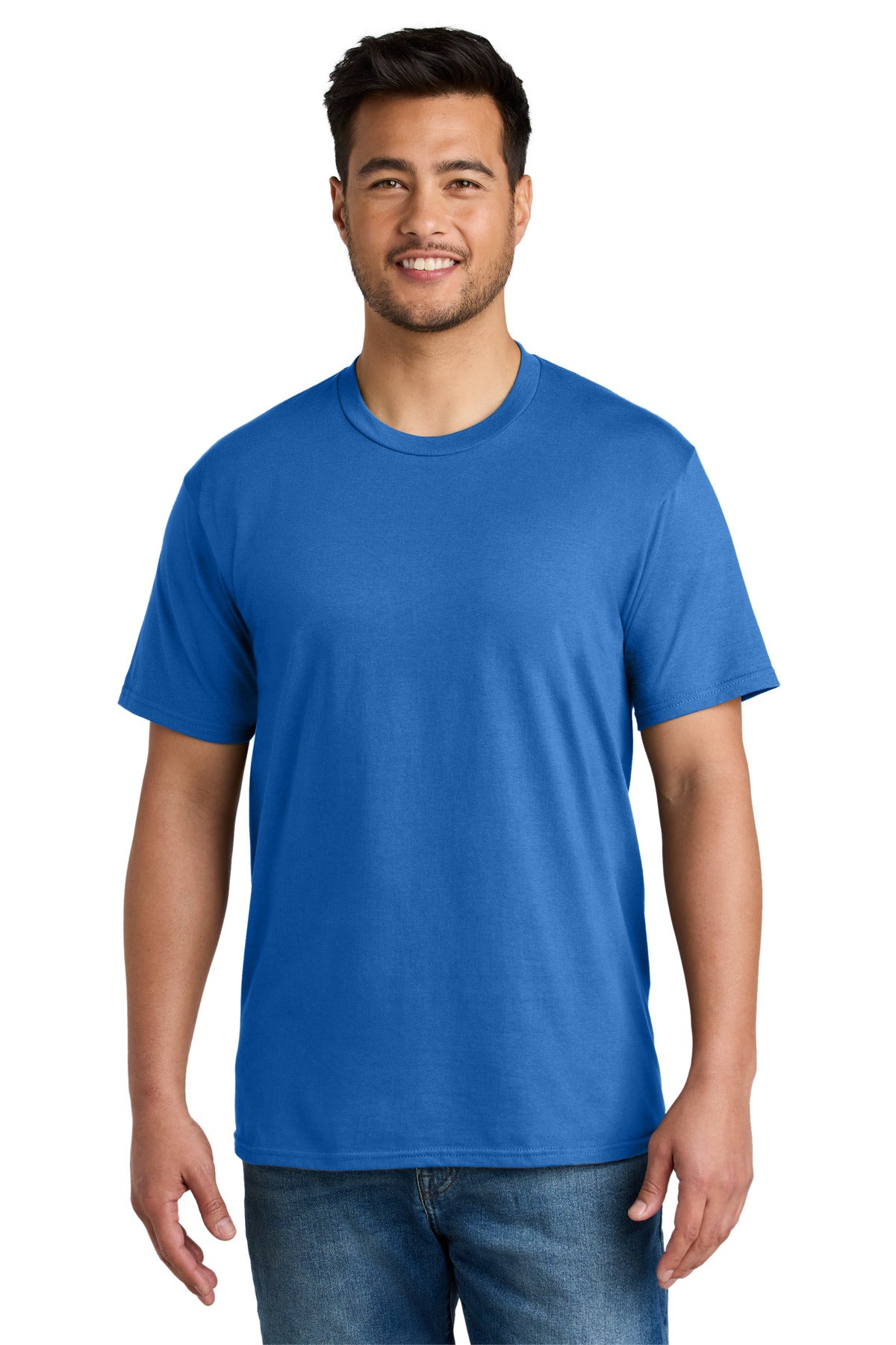 Port & Co CVC Tee PC340 - Royal - front