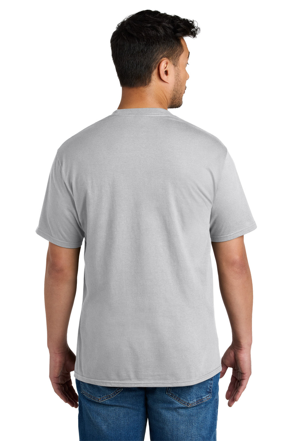 Port & Co CVC Tee PC340 - Silver - back
