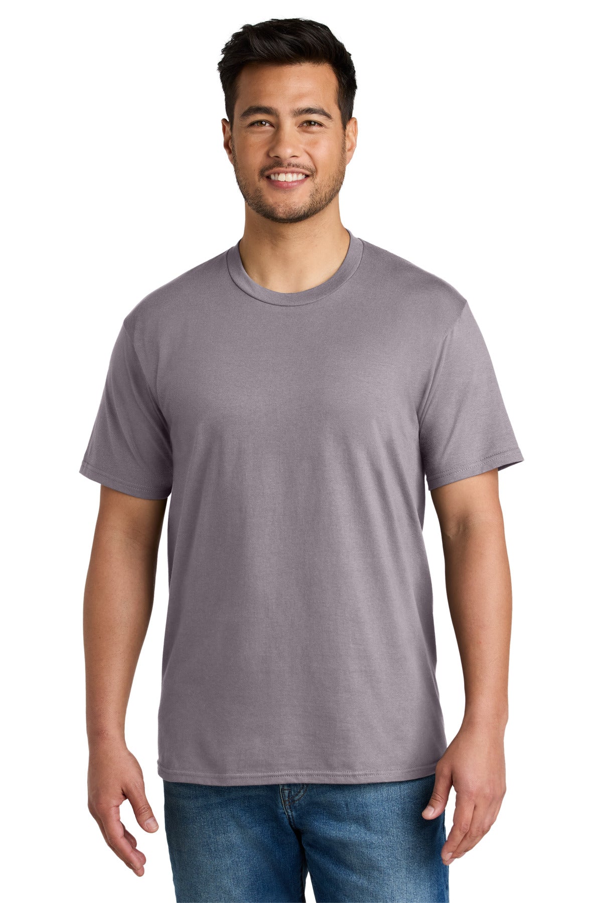 Port & Co CVC Tee PC340 - Smoky Amethyst - front