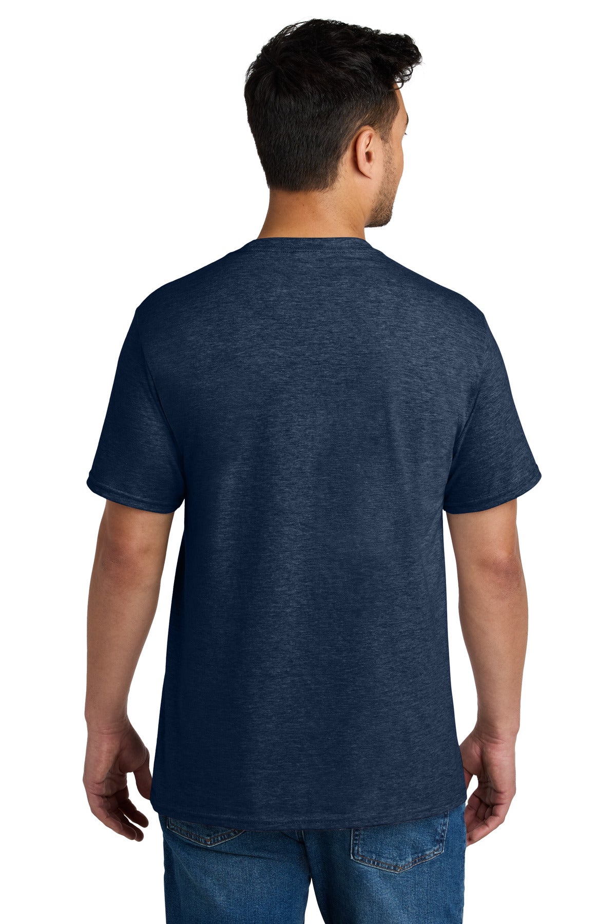 Port & Co CVC Tee PC340 - Team Navy Heather - back