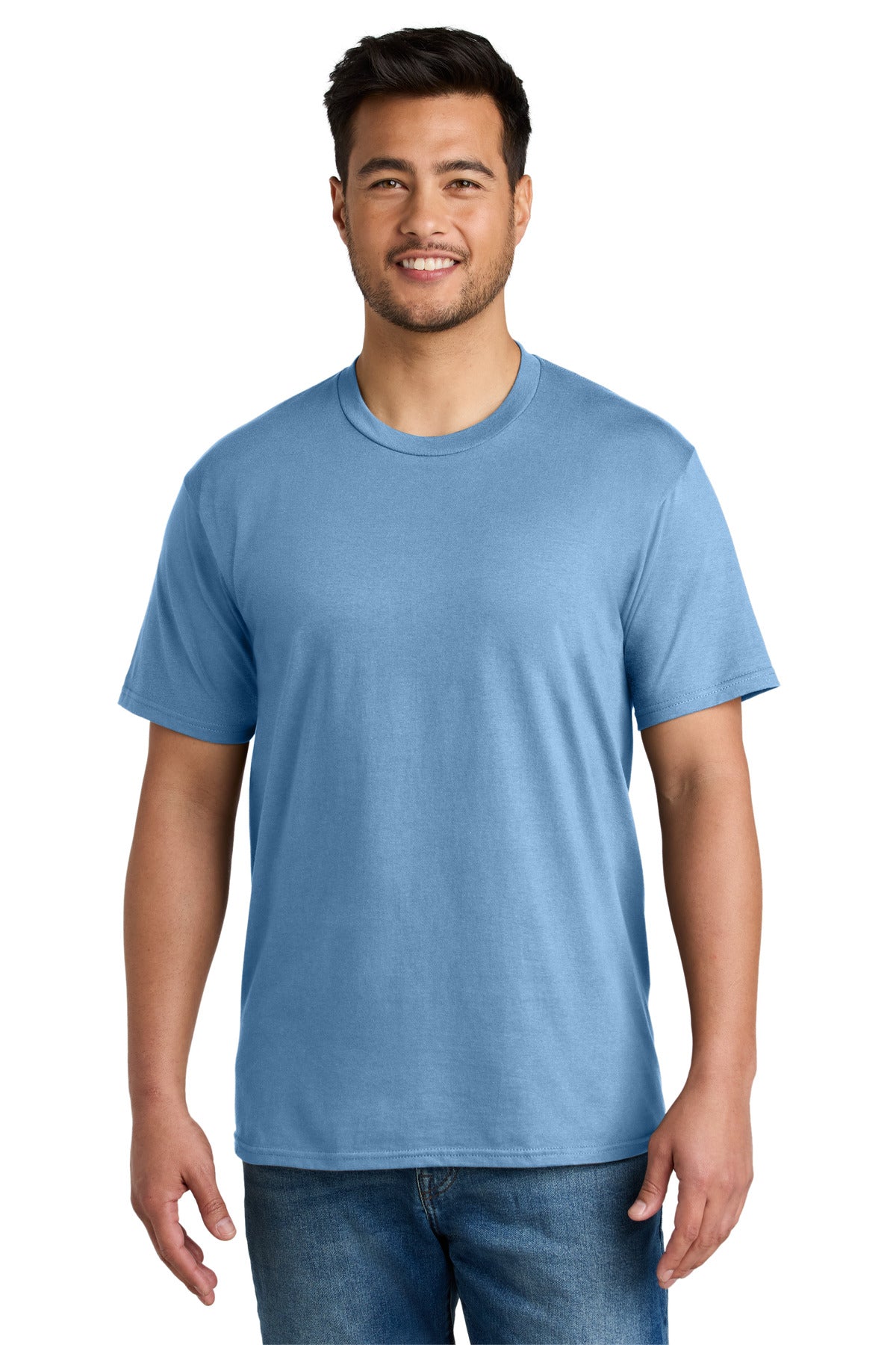Port & Co CVC Tee PC340 - Tundra Blue - front