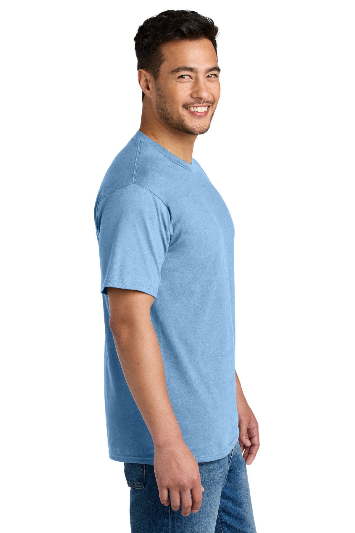 Port & Co CVC Tee PC340 - Tundra Blue - side