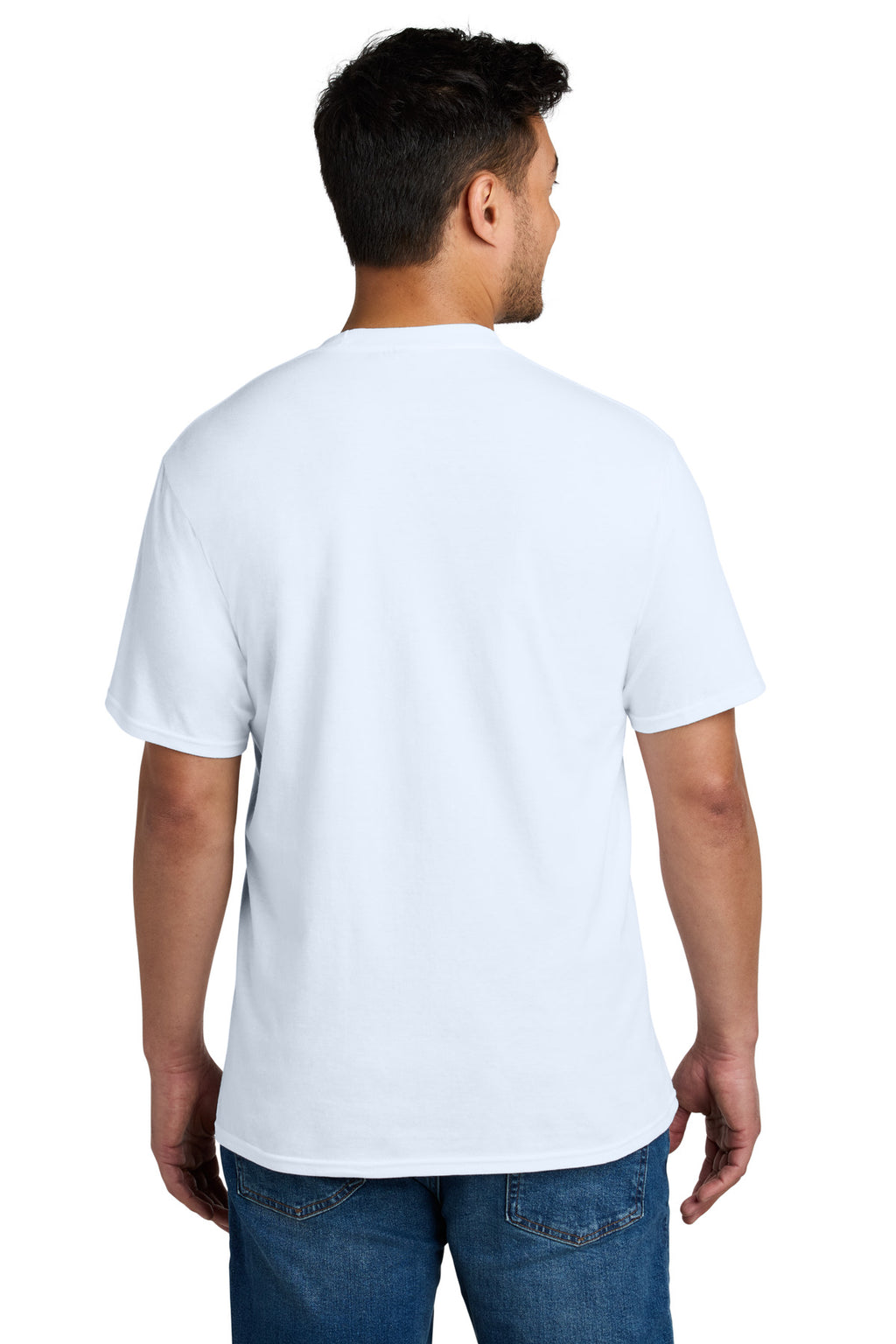Port & Co CVC Tee PC340 - White - back