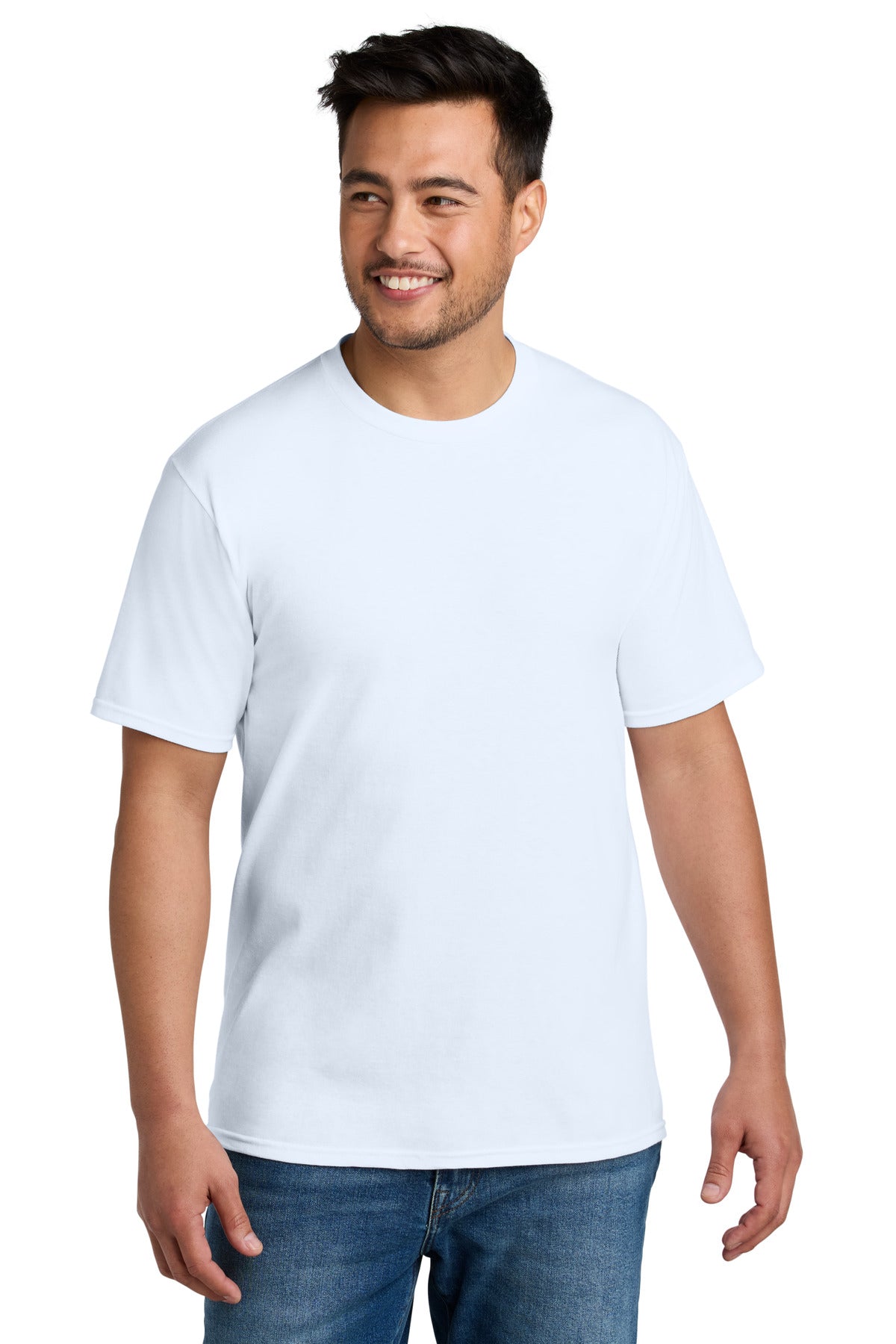 Port & Co CVC Tee PC340 - White - front