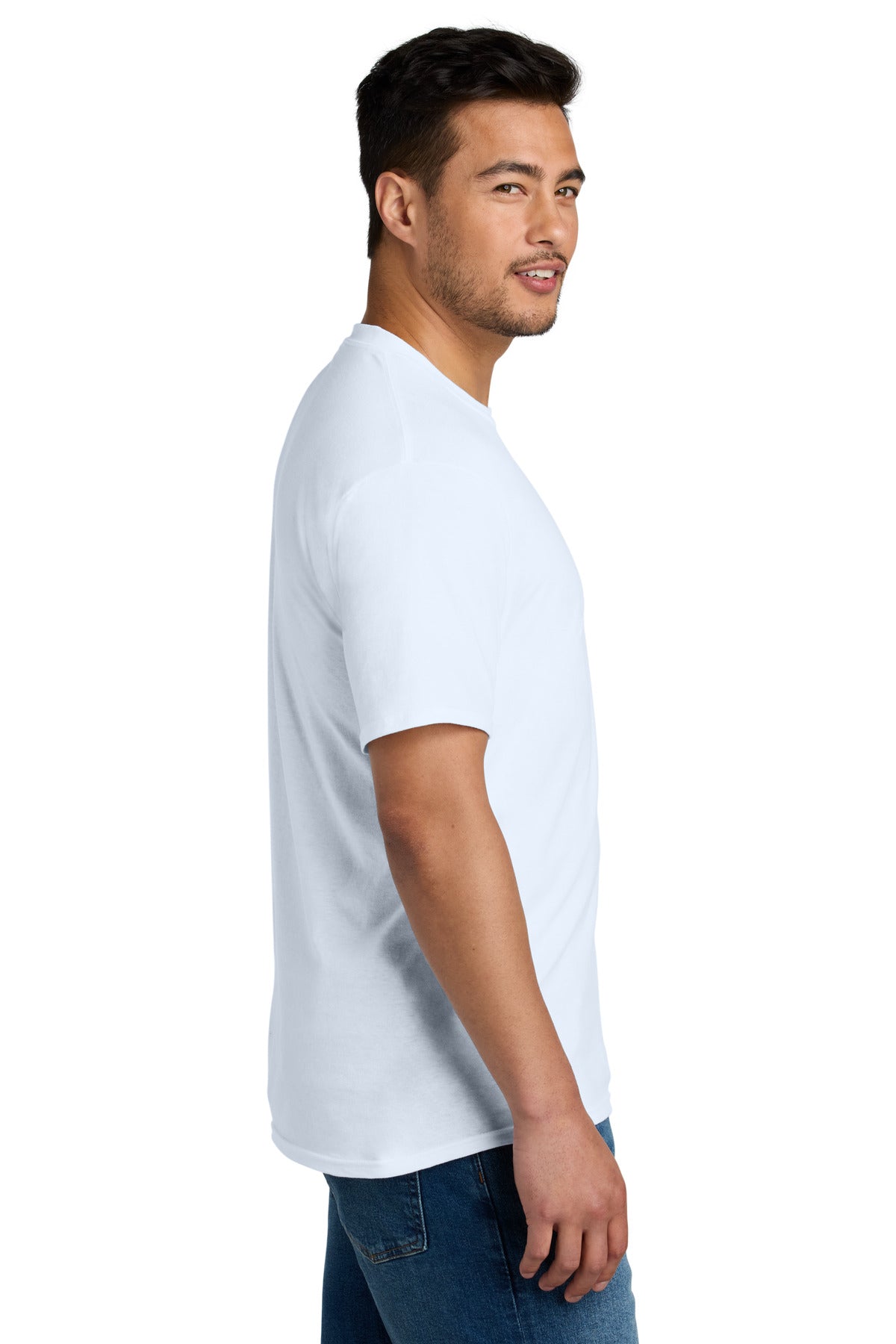 Port & Co CVC Tee PC340 - White - side