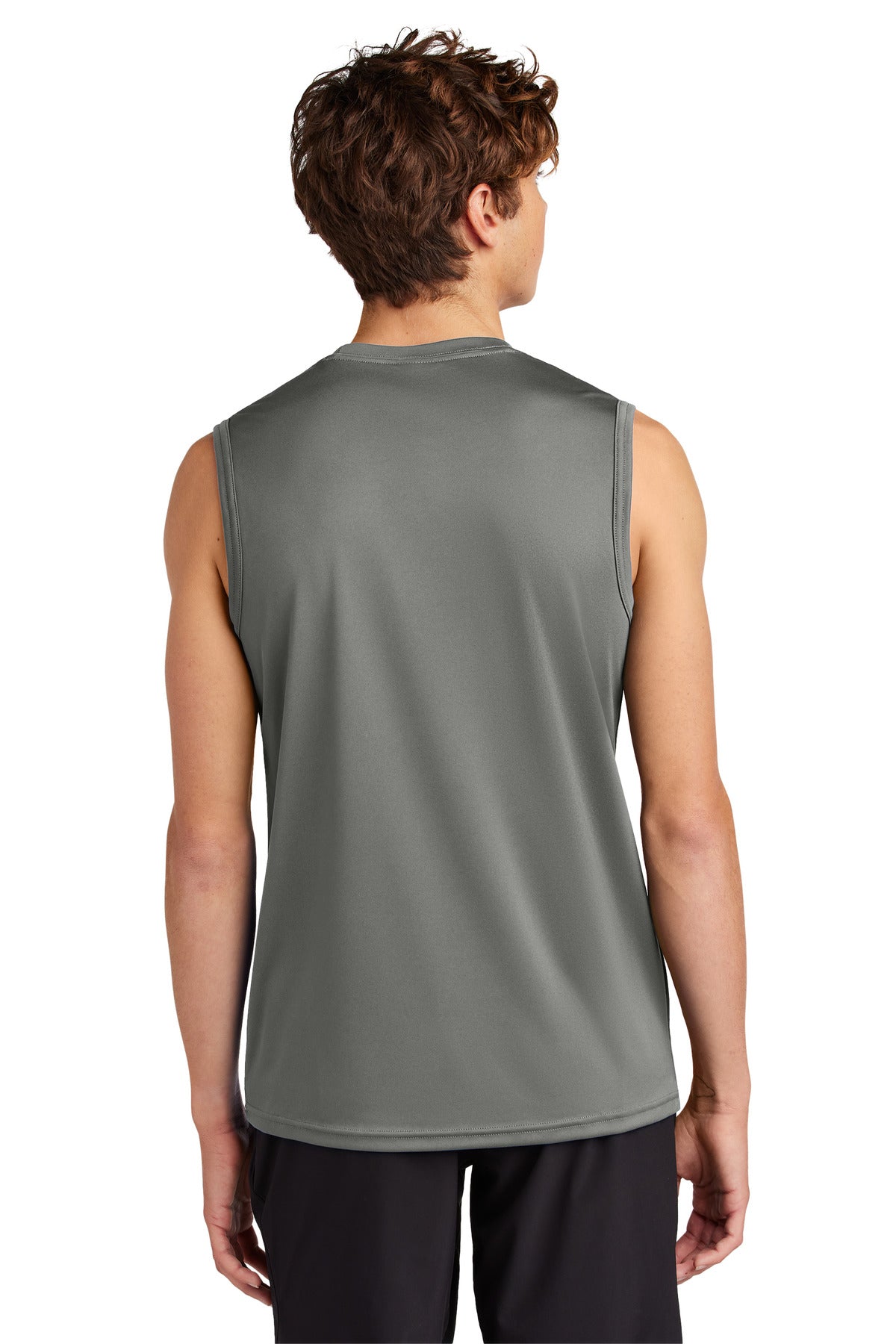 Port & Co Performance Sleeveless Tee PC380SL - Charcoal - back