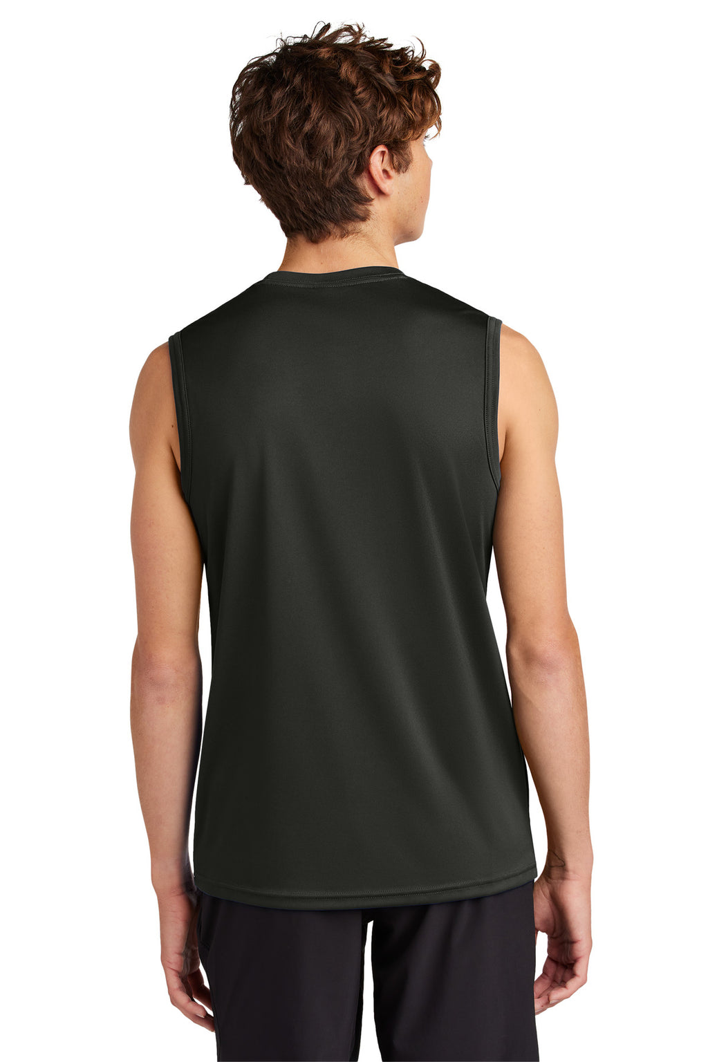 Port & Co Performance Sleeveless Tee PC380SL - Jet Black - back
