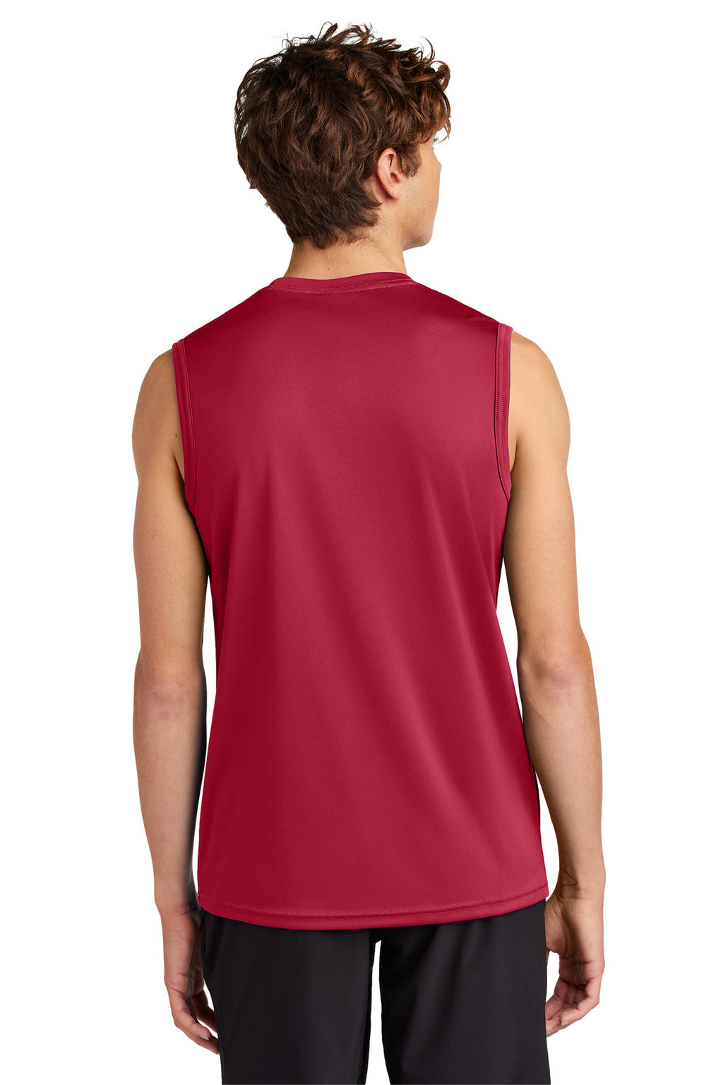 Port & Co Performance Sleeveless Tee PC380SL - Red - back