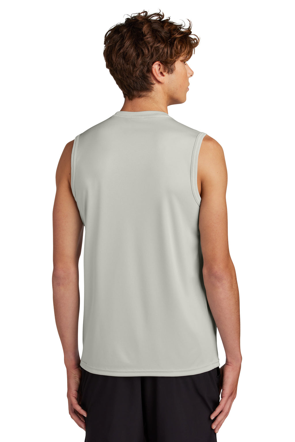 Port & Co Performance Sleeveless Tee PC380SL - Silver - back