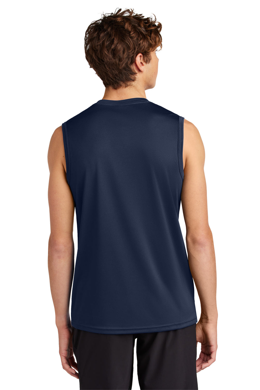 Port & Co Performance Sleeveless Tee PC380SL - True Navy - back