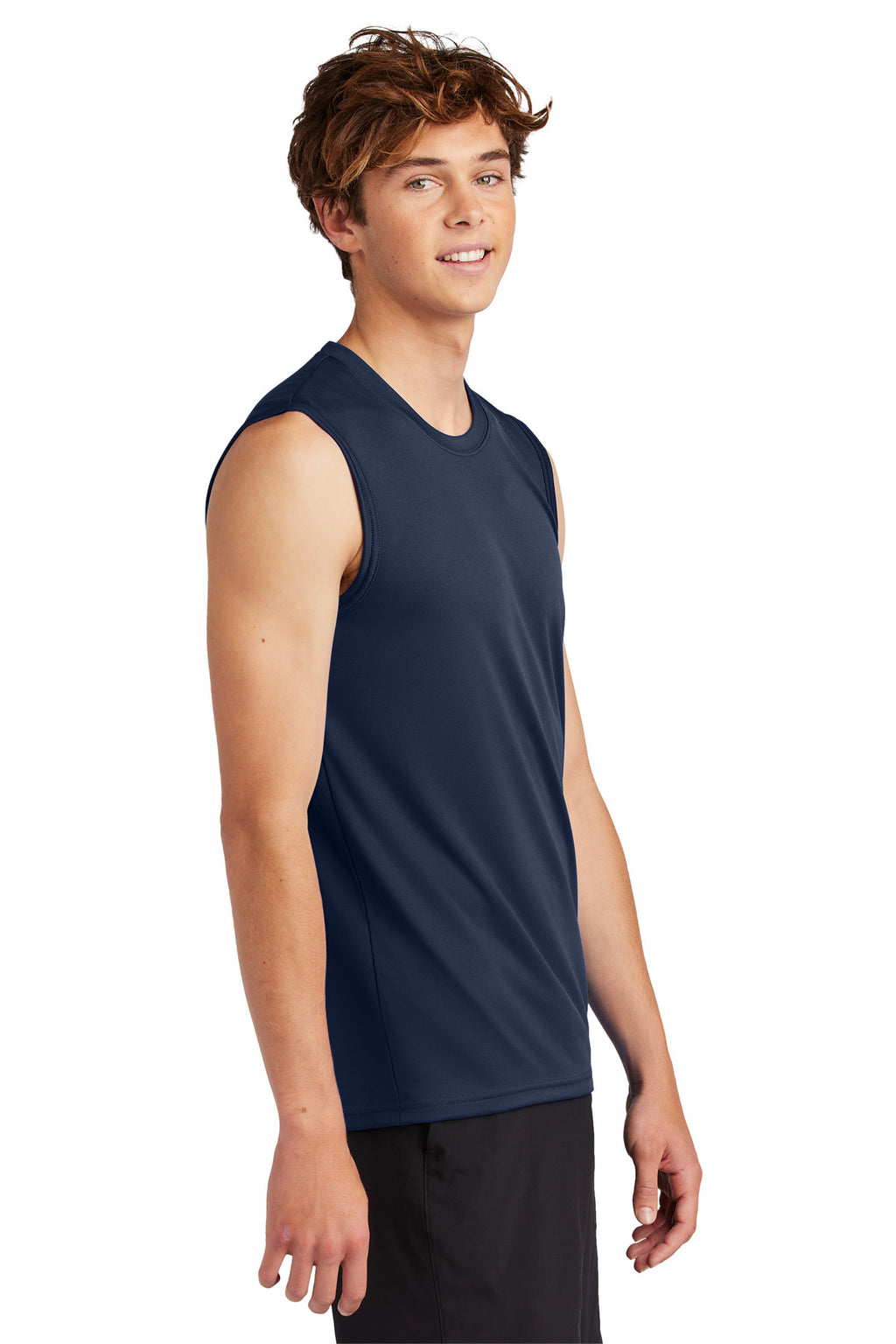 Port & Co Performance Sleeveless Tee PC380SL - True Navy - side