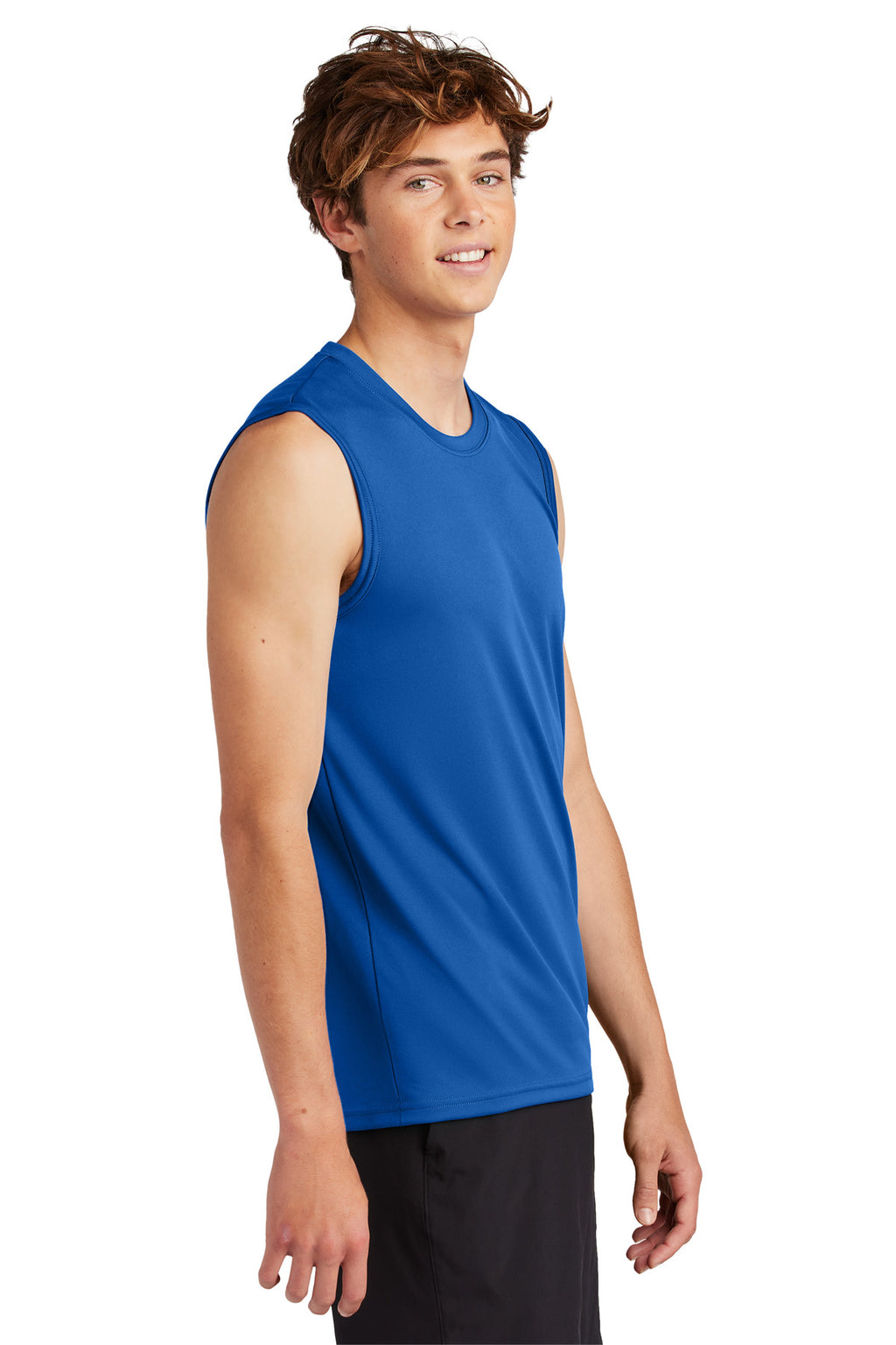 Port & Co Performance Sleeveless Tee PC380SL - True Royal - side
