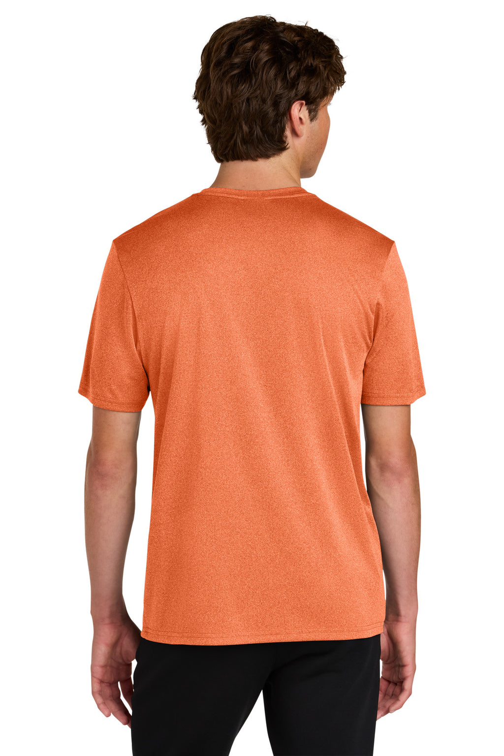 Port & Co Heather Performance Tee PC390 - Deep Orange Heather - back