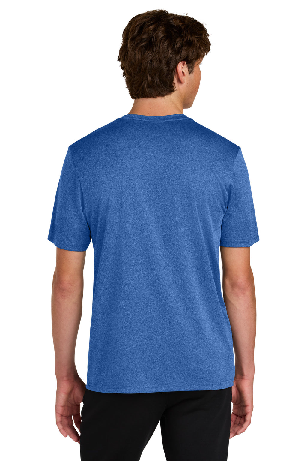 Port & Co Heather Performance Tee PC390 - True Royal Heather - back
