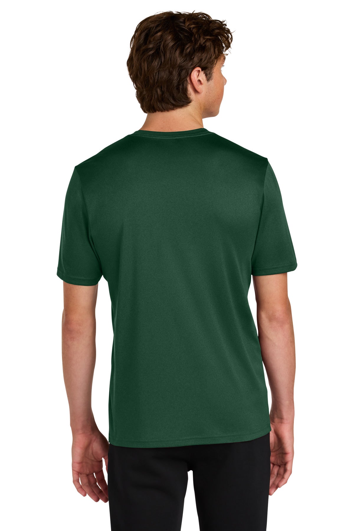 Port & Co Heather Performance Tee PC390 - Vintage Forest Green - back