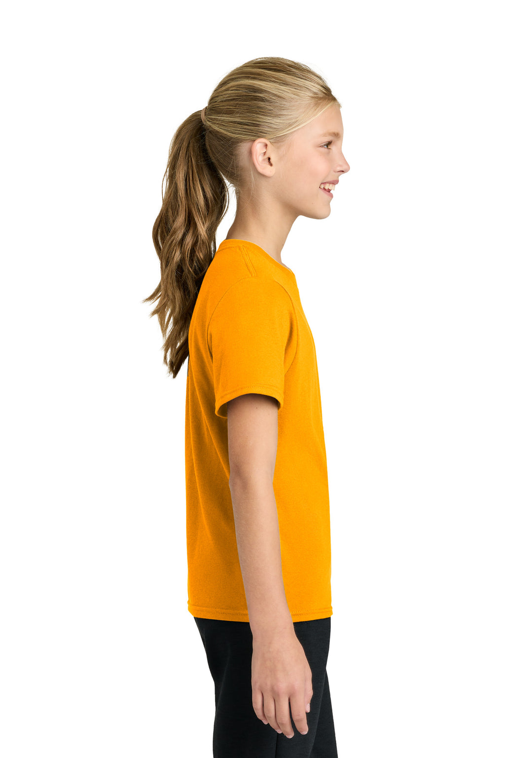 Port & Co Youth Easy Cotton Tee PC43Y - Gold - side