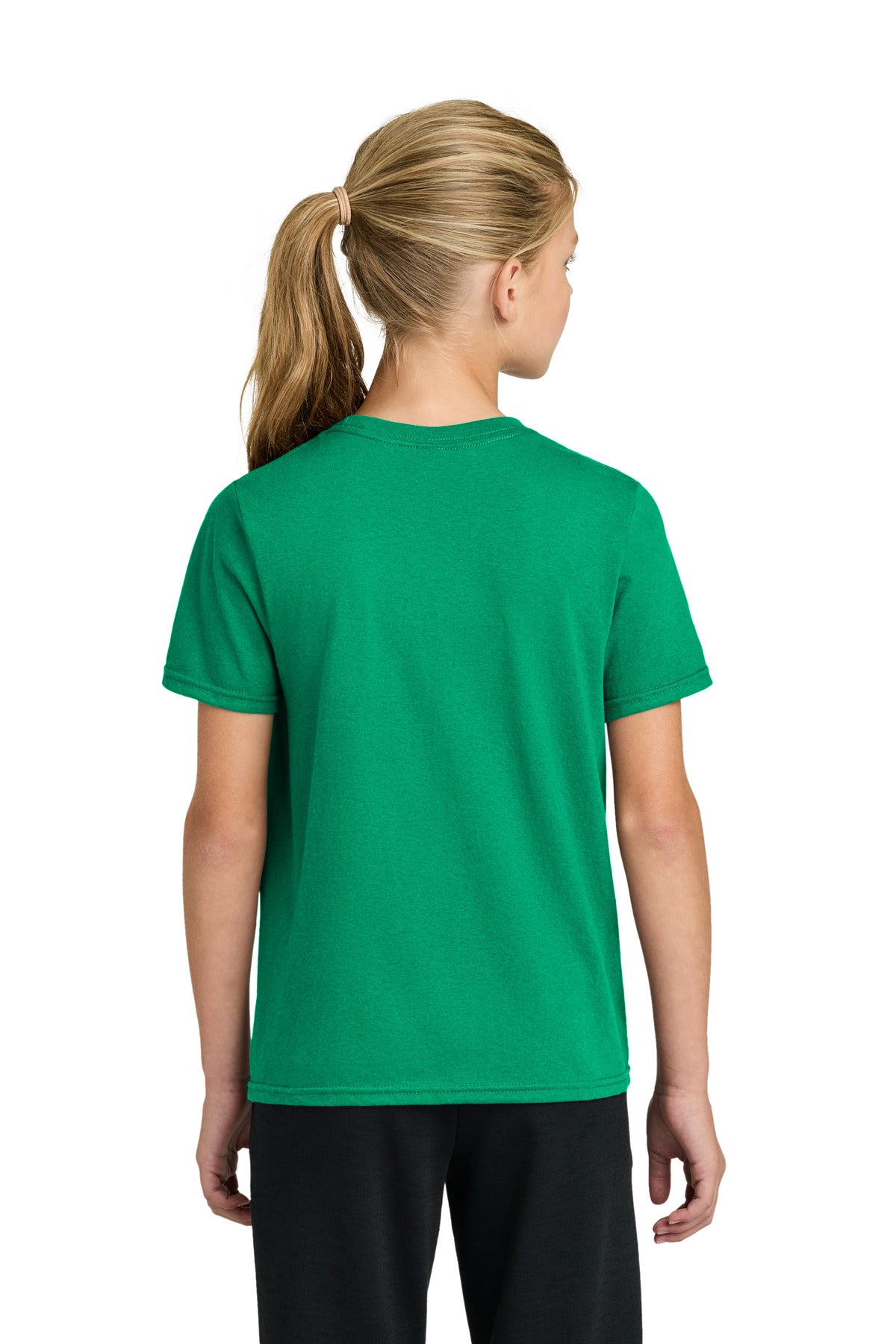 Port & Co Youth Easy Cotton Tee PC43Y - Kelly - back
