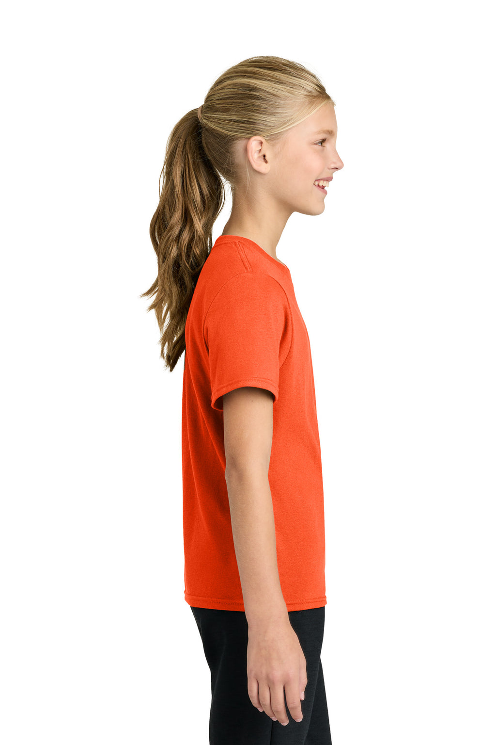 Port & Co Youth Easy Cotton Tee PC43Y - Orange - side