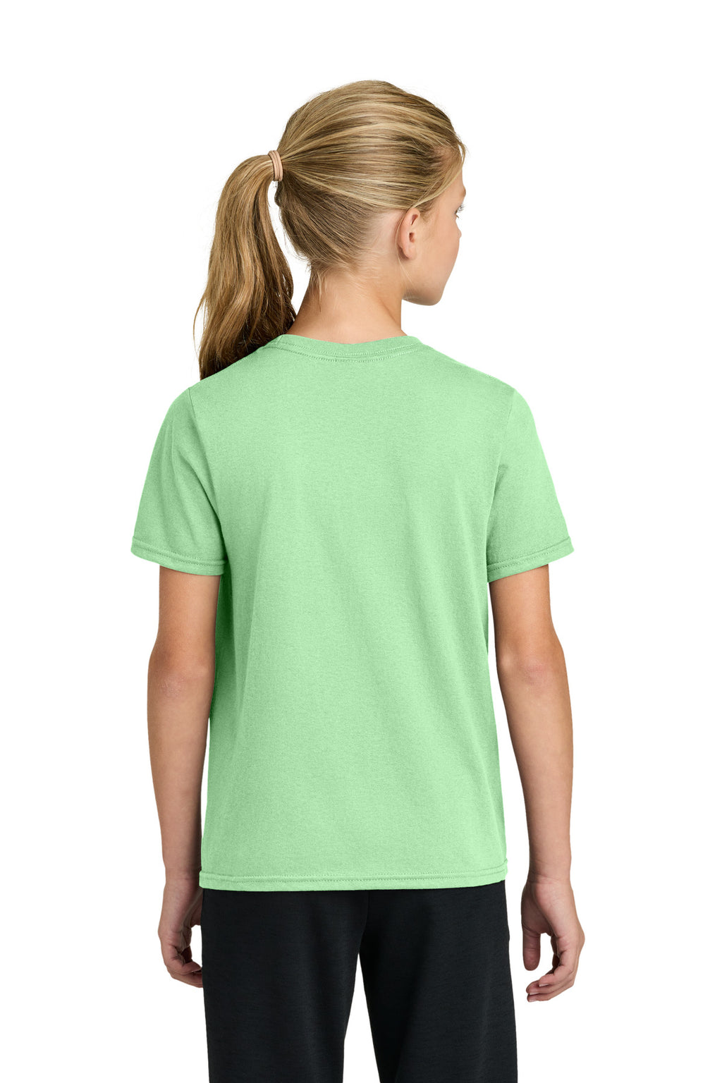 Port & Co Youth Easy Cotton Tee PC43Y - Spearmint - back