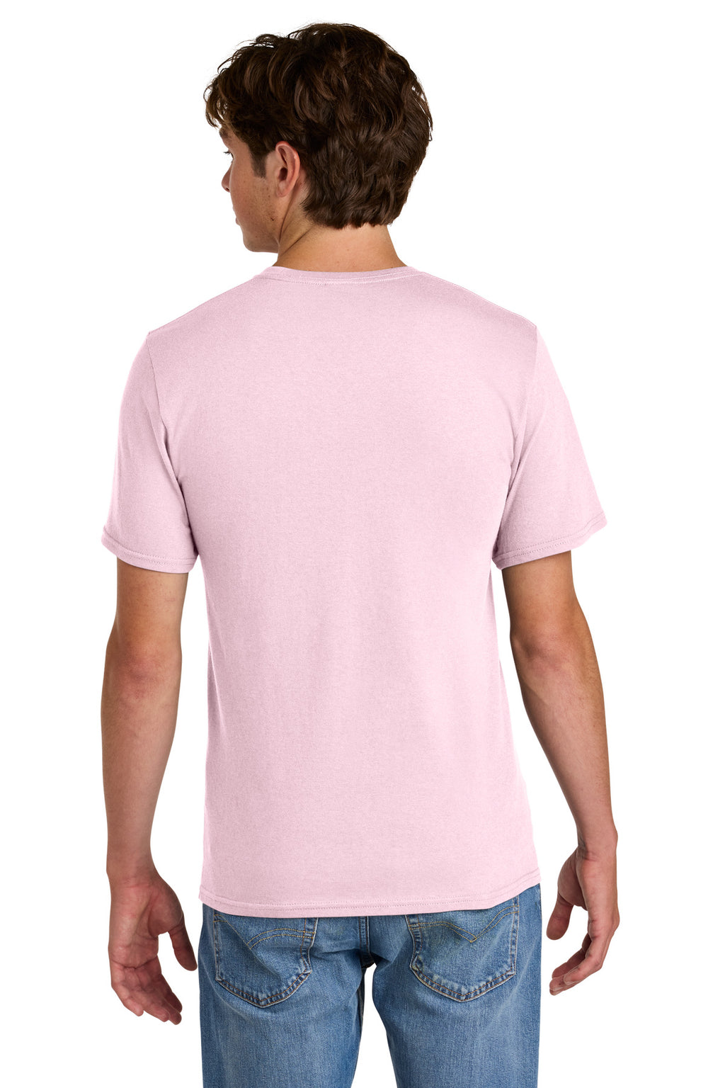 Port & Co Easy Cotton Tee PC43 - Cherry Blossom - back