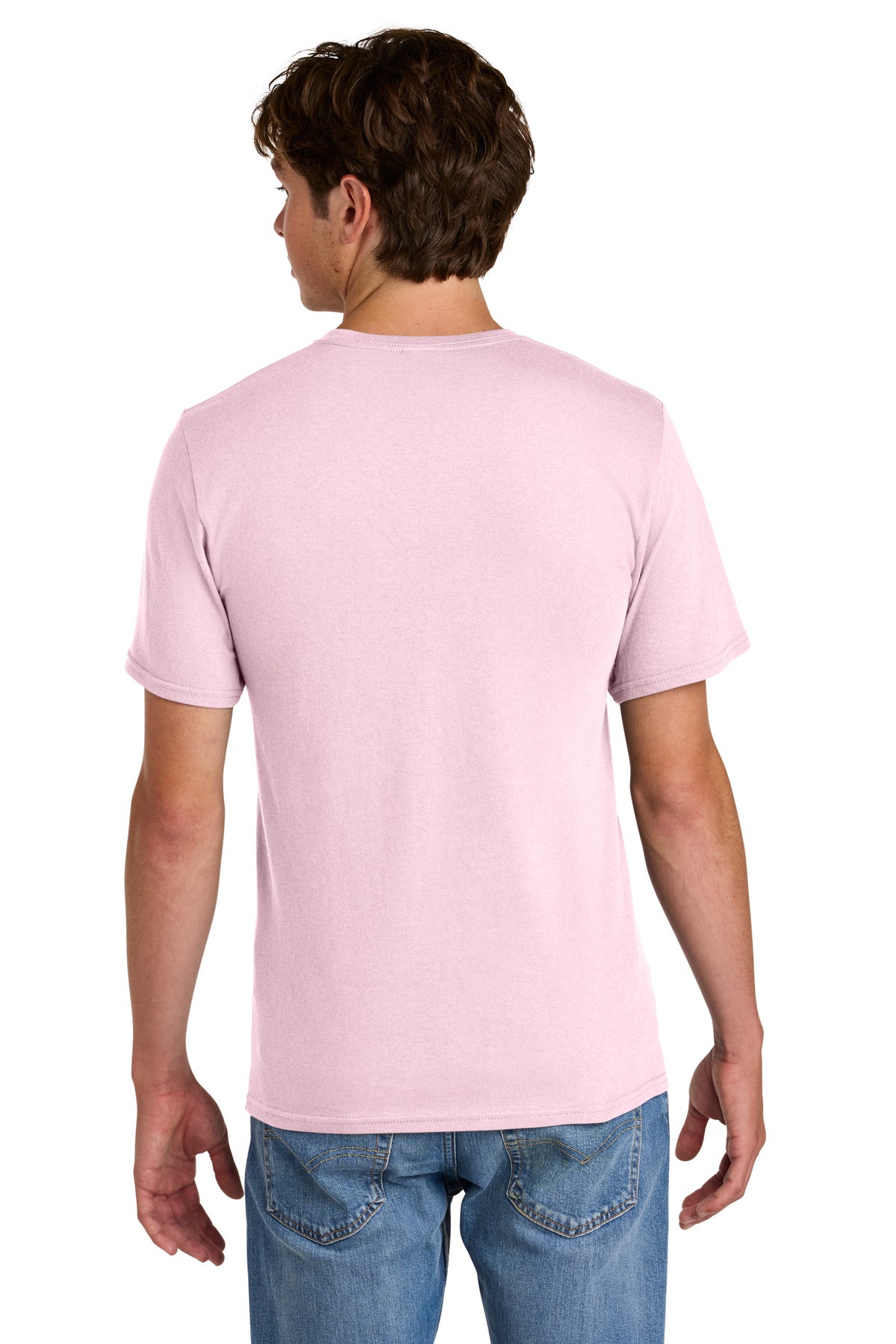 Port & Co Easy Cotton Tee PC43 - Cherry Blossom - back