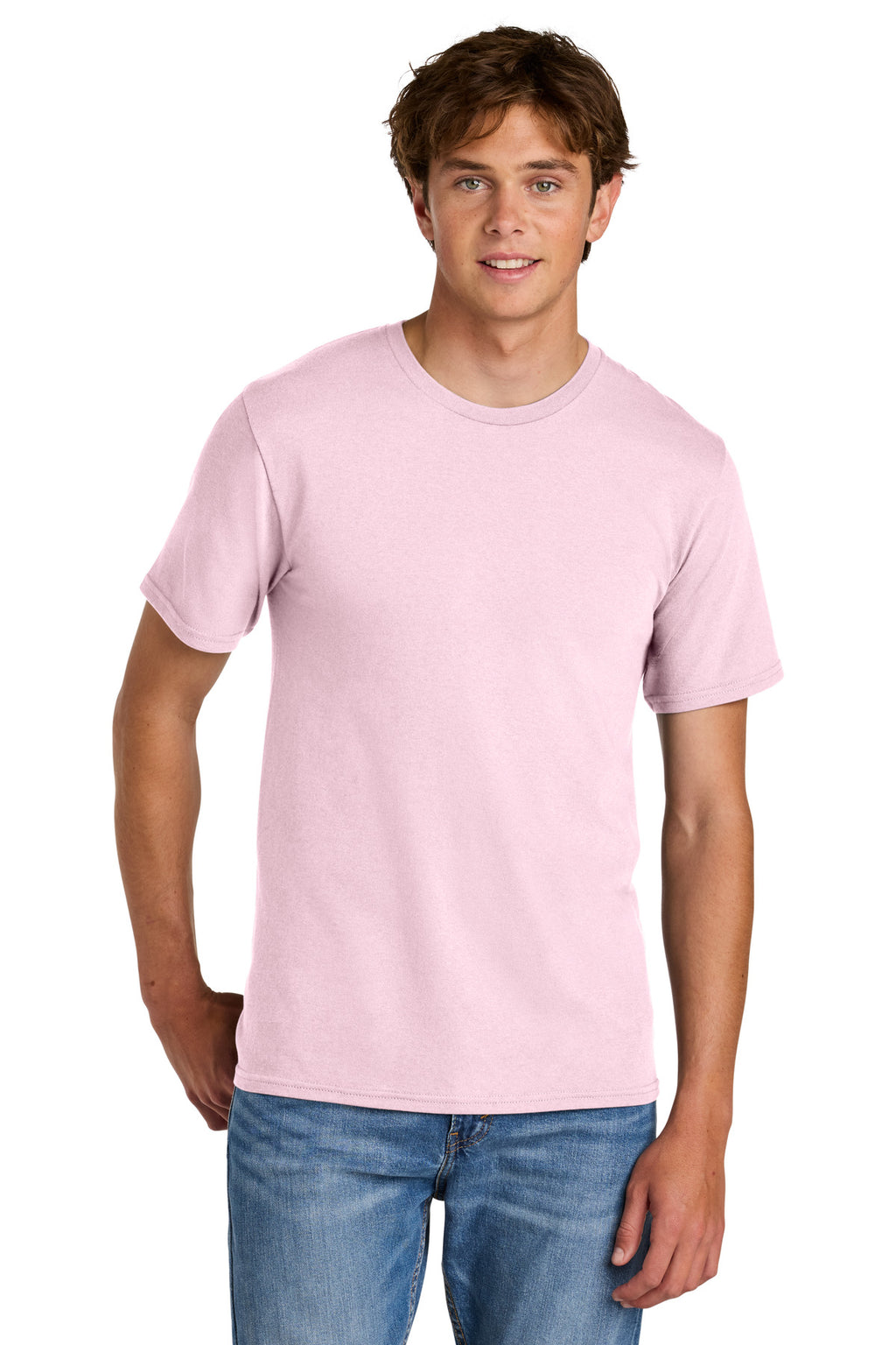 Port & Co Easy Cotton Tee PC43 - Cherry Blossom - front