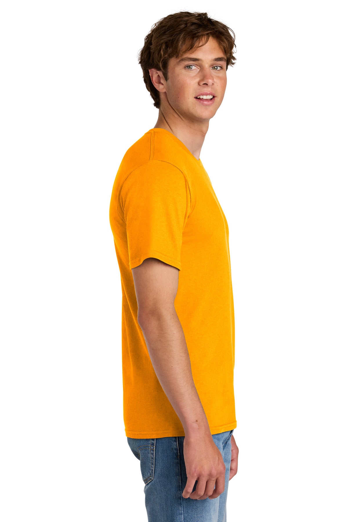 Port & Co Easy Cotton Tee PC43 - Gold - side