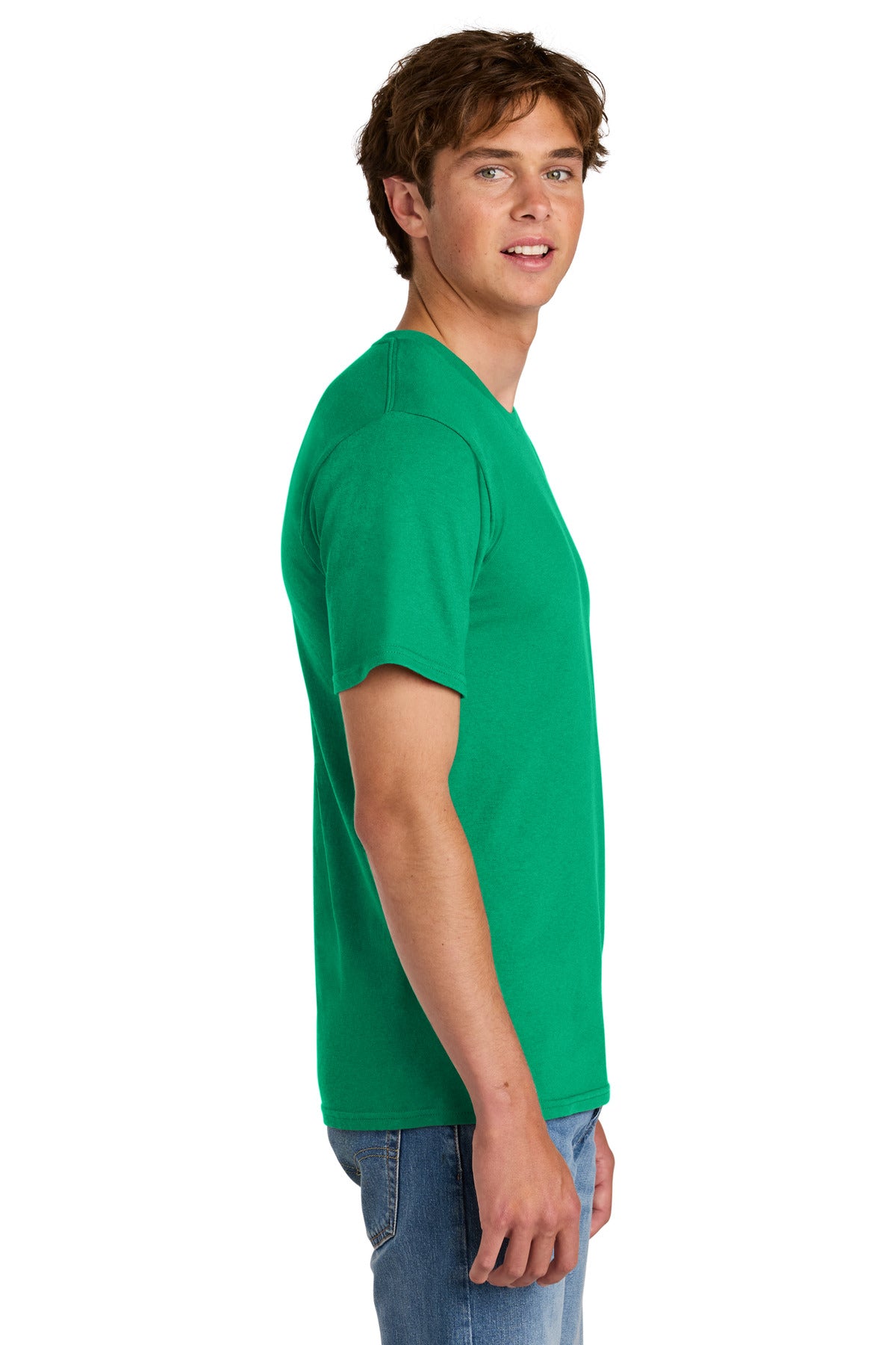 Port & Co Easy Cotton Tee PC43 - Kelly - side