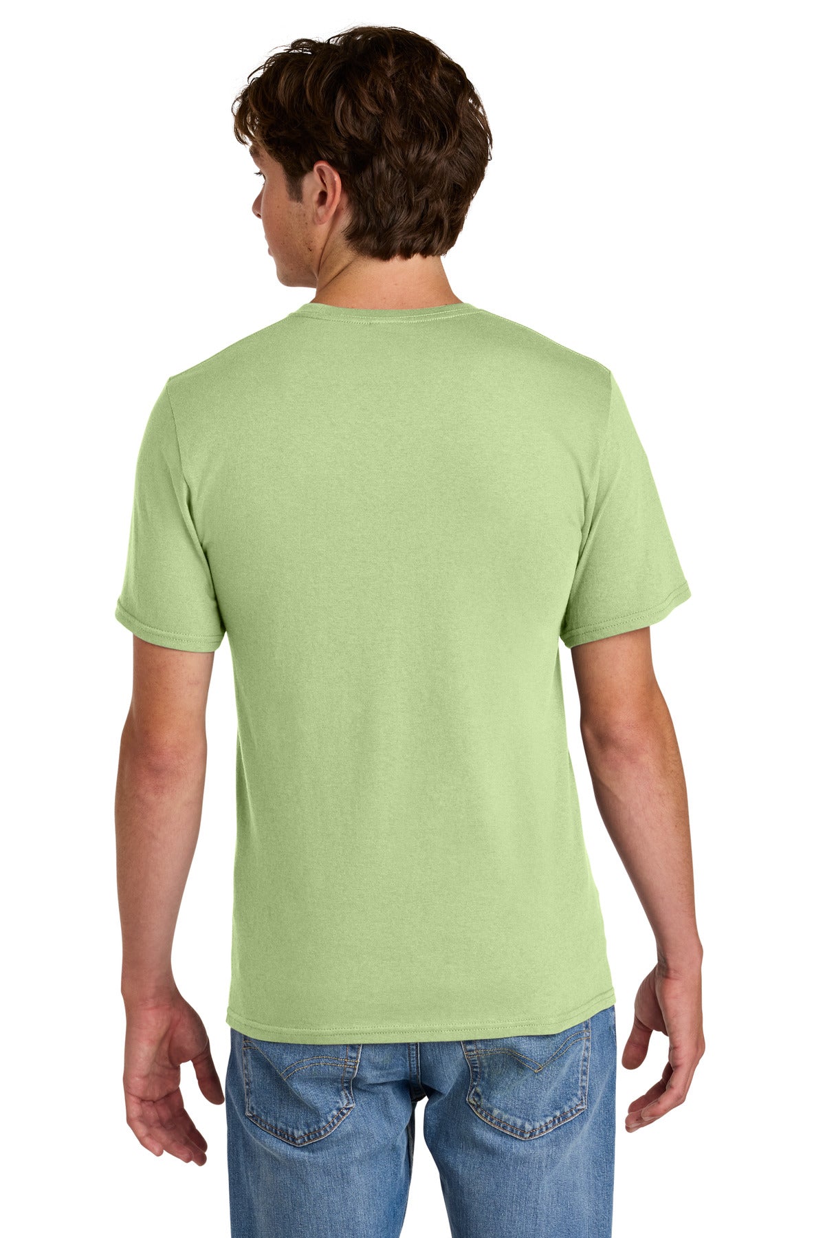 Port & Co Easy Cotton Tee PC43 - Pistachio - back