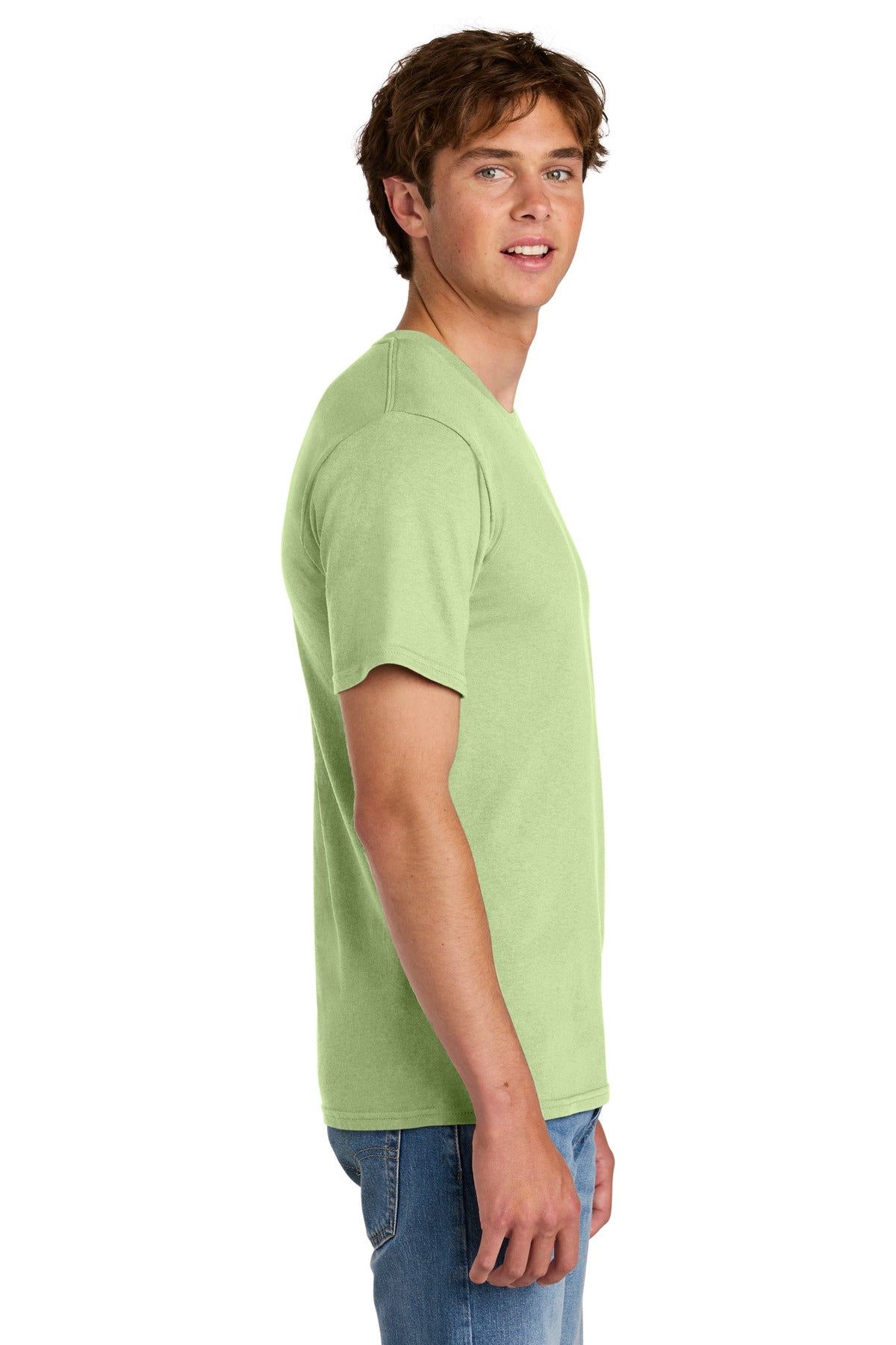 Port & Co Easy Cotton Tee PC43 - Pistachio - side