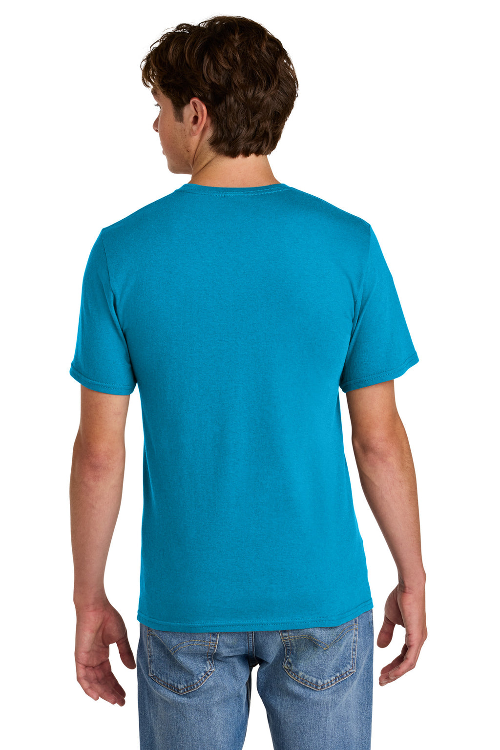 Port & Co Easy Cotton Tee PC43 - Sapphire - back