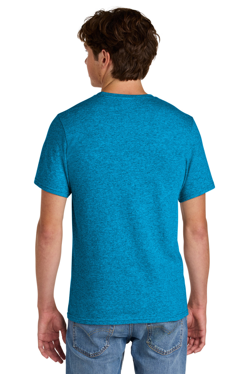 Port & Co Easy Cotton Tee PC43 - Sapphire Heather - back