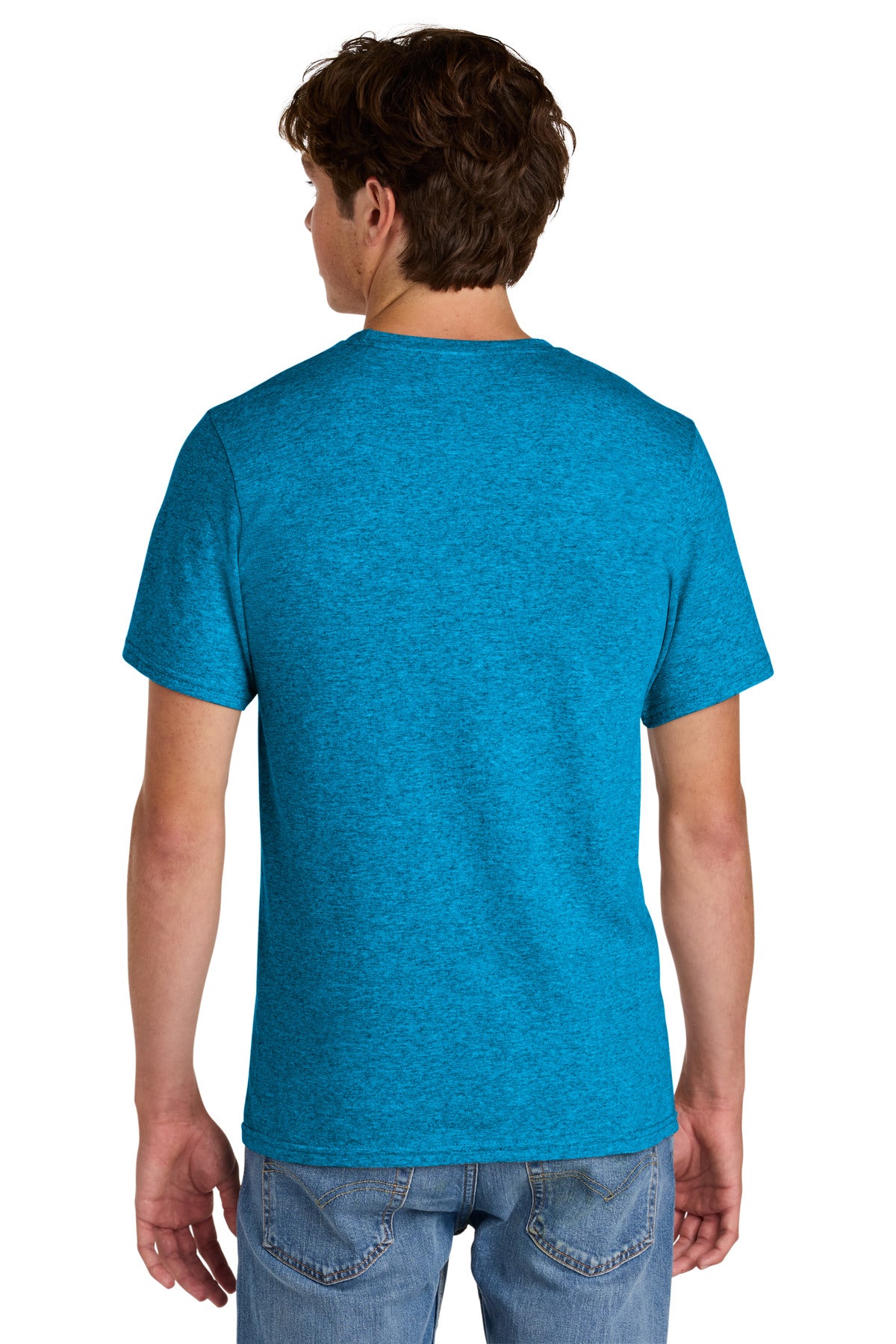 Port & Co Easy Cotton Tee PC43 - Sapphire Heather - back